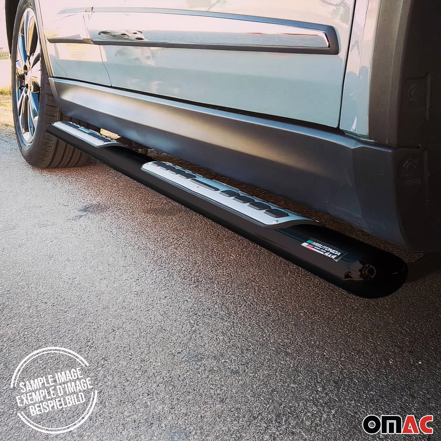 Stahl Schwellerrohre Trittbretter für Land Rover Discovery 4 2009-2016 Schwarz - Image 5