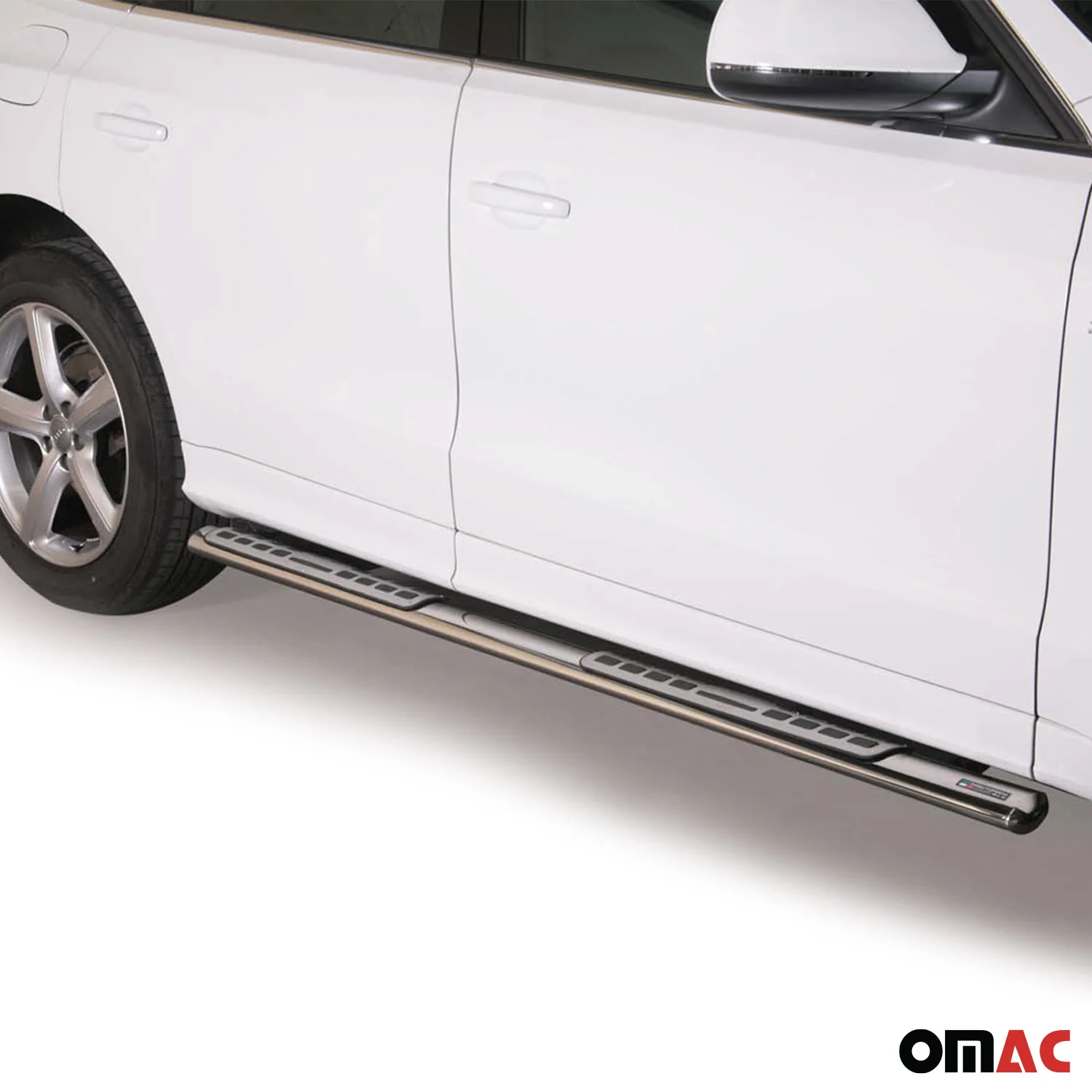 Stahl Seitenschweller Schwellerrohre für Audi Q7 4L 2006-2015 Silber - Image 2