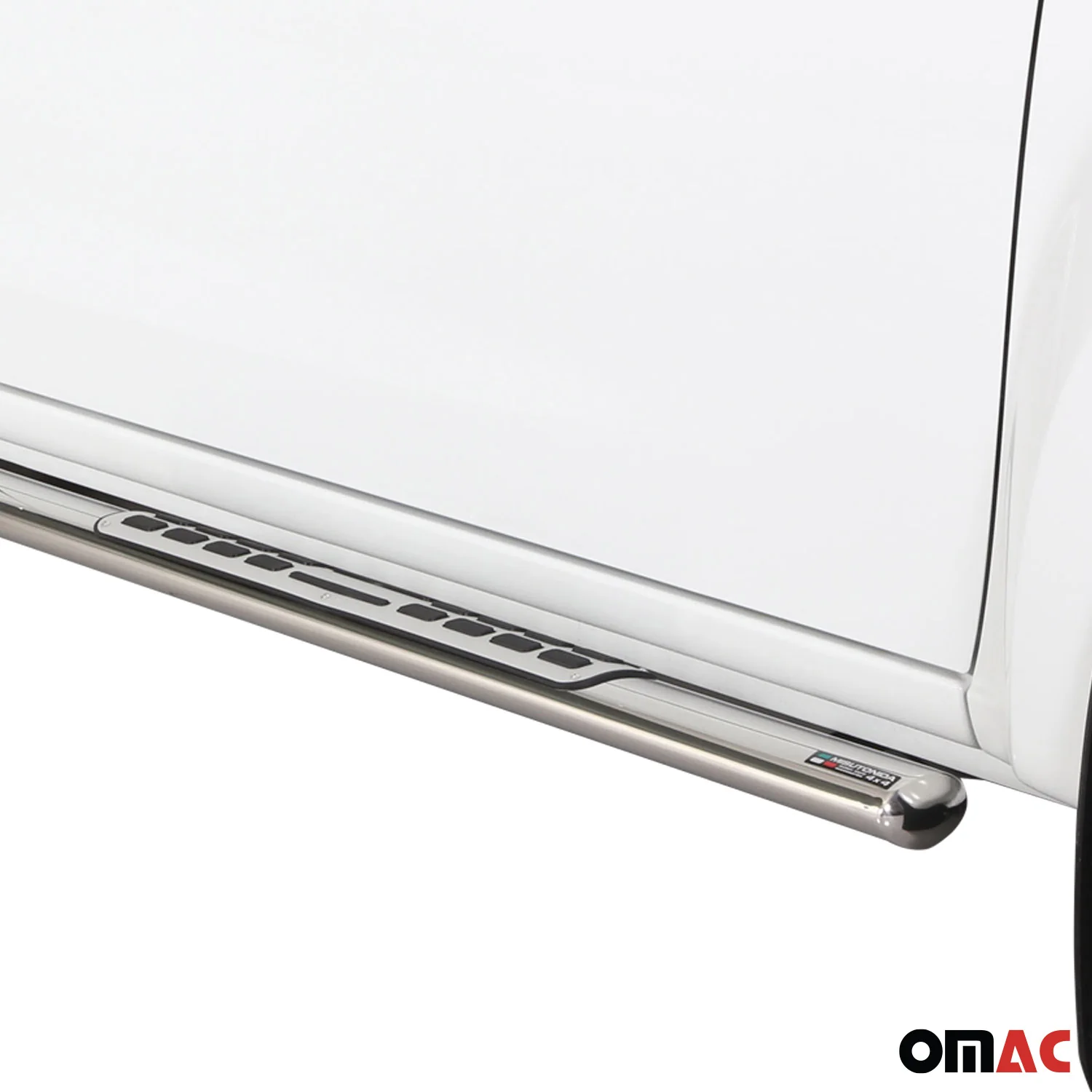 Stahl Seitenschweller Schwellerrohre für Isuzu D-Max Double Cab 2012-2019 Grau - Image 2