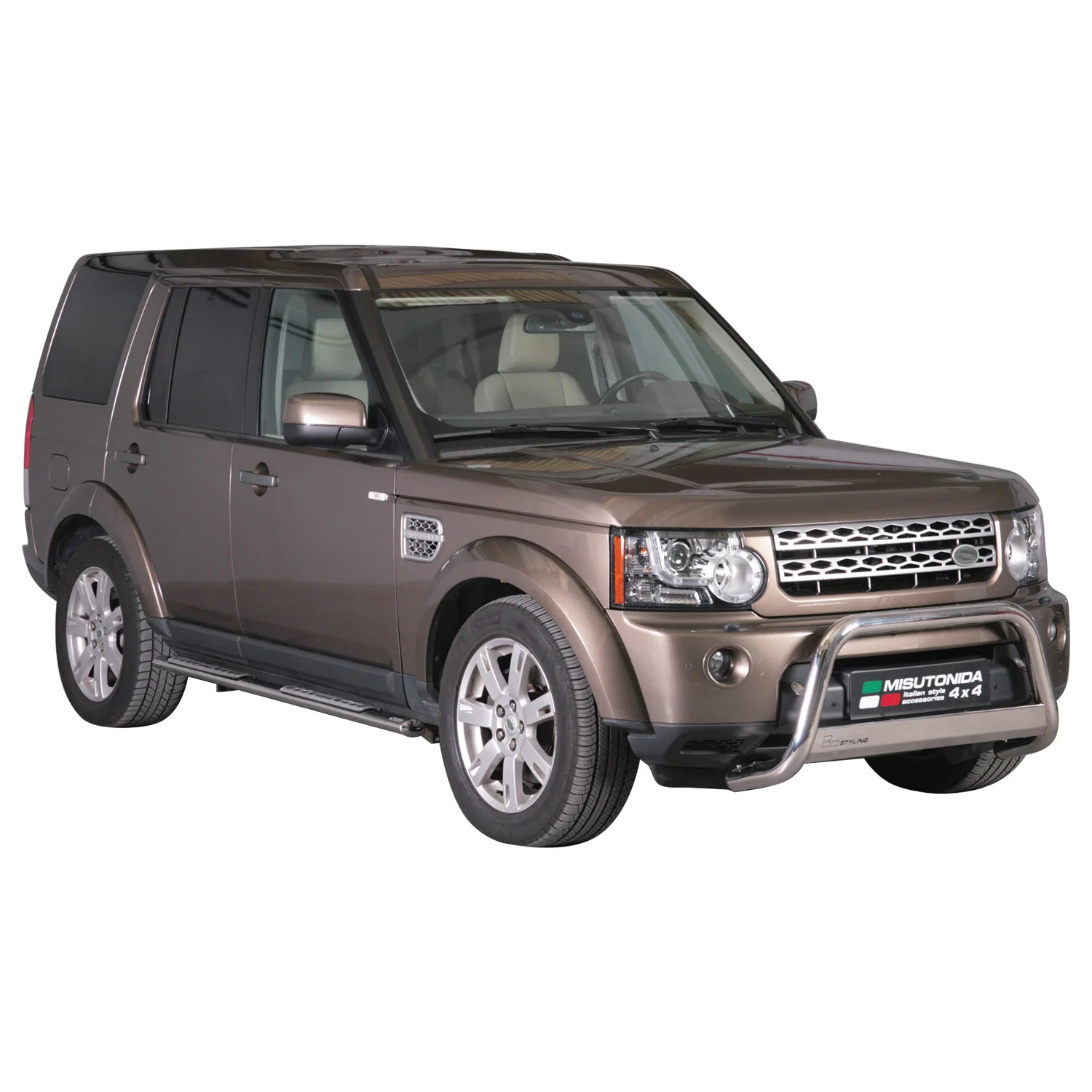 Stahl Seitenschweller Schwellerrohre für Land Rover Discovery 4 2009-2016 Grau