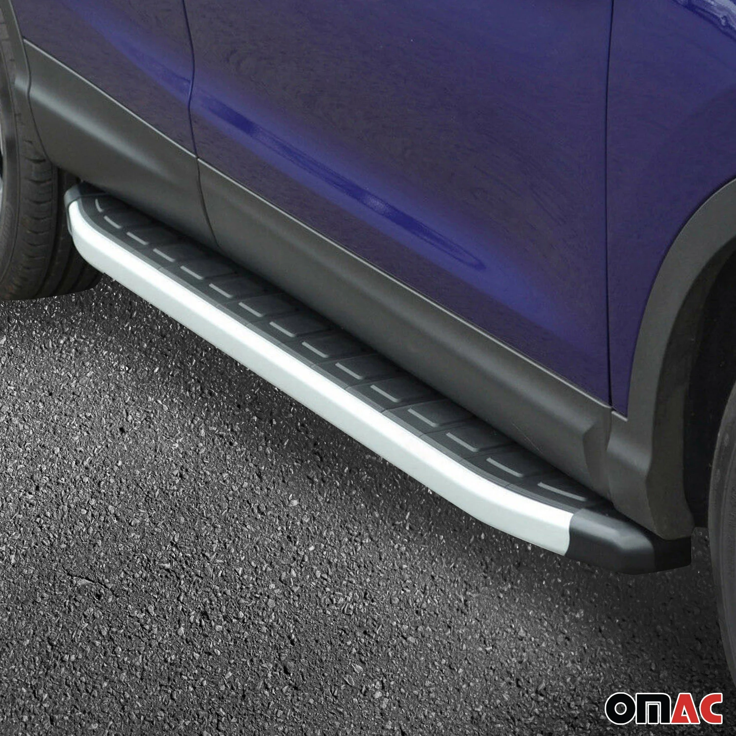 Trittbretter Schweller Seitenschweller für VW T-Roc 2017-2025 Silber Schwarz 2x - Image 3
