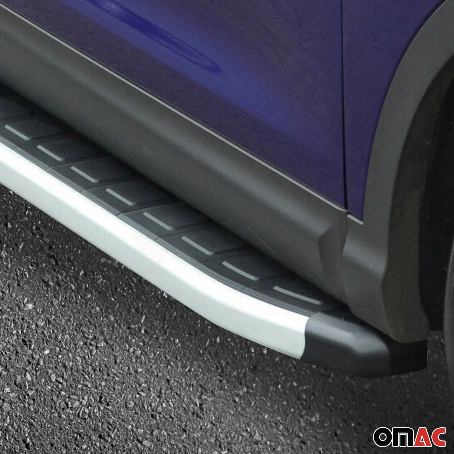 Schweller Seitenbretter Trittbretter für Chevrolet Trax 2012-2024 Alu Schwarz - Image 5