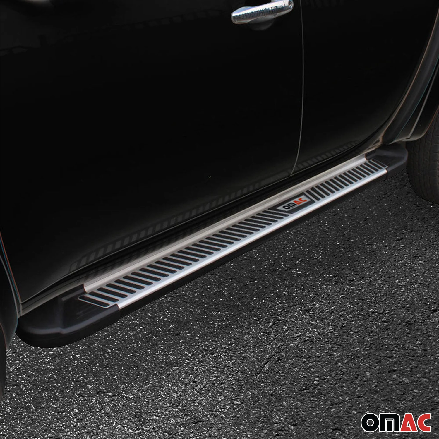 Trittbretter Seitenbretter für VW Transporter T4 1990-2003 L1 Kurzer Alu Schwarz - Image 5