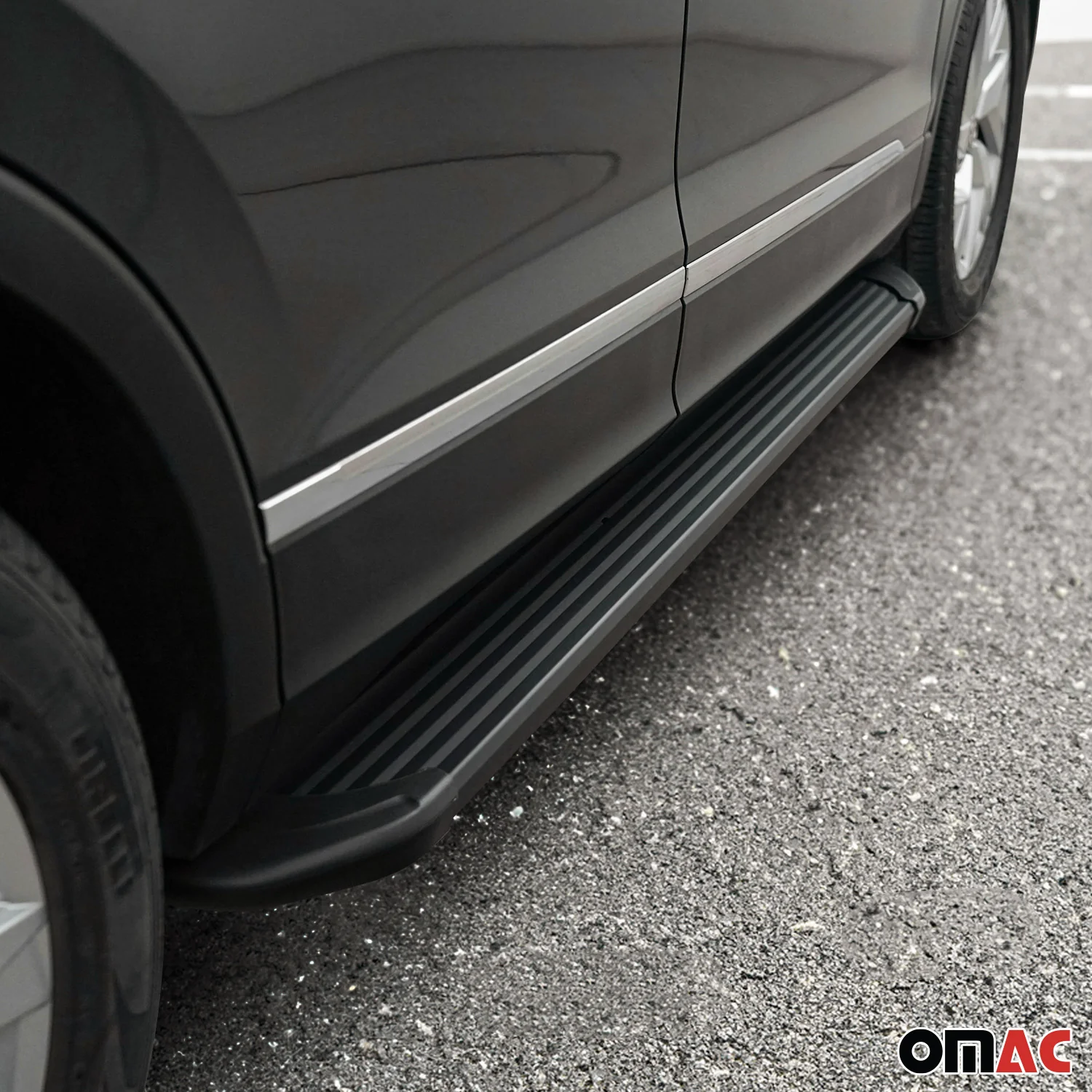 Trittbretter Seitenschweller für BMW X1 2009-2015 Aluminium Schwarz 2 tlg - Image 3