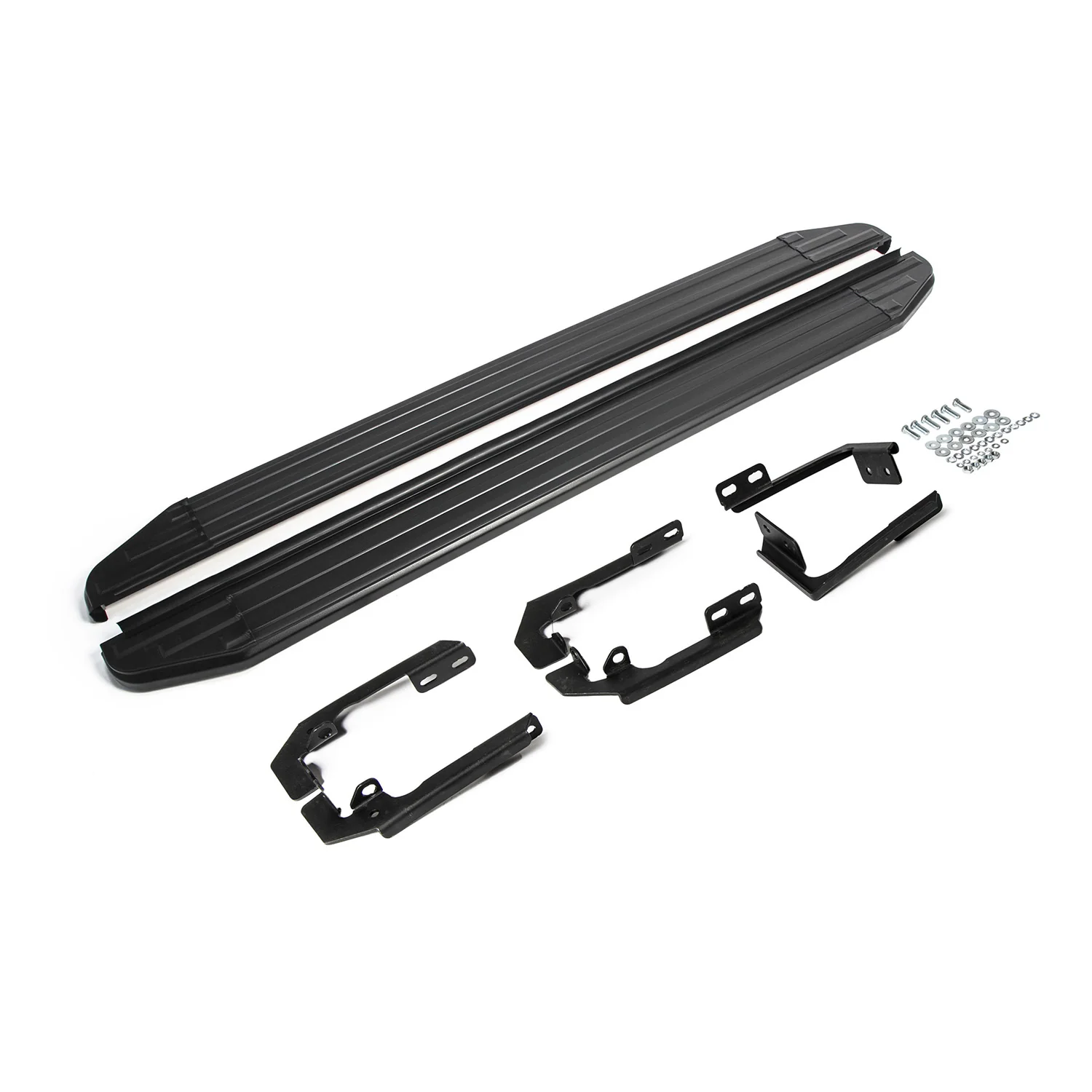 Trittbretter Seitenschweller für Isuzu D-Max 2015-2021 Alu Schwarz ABE - Image 2