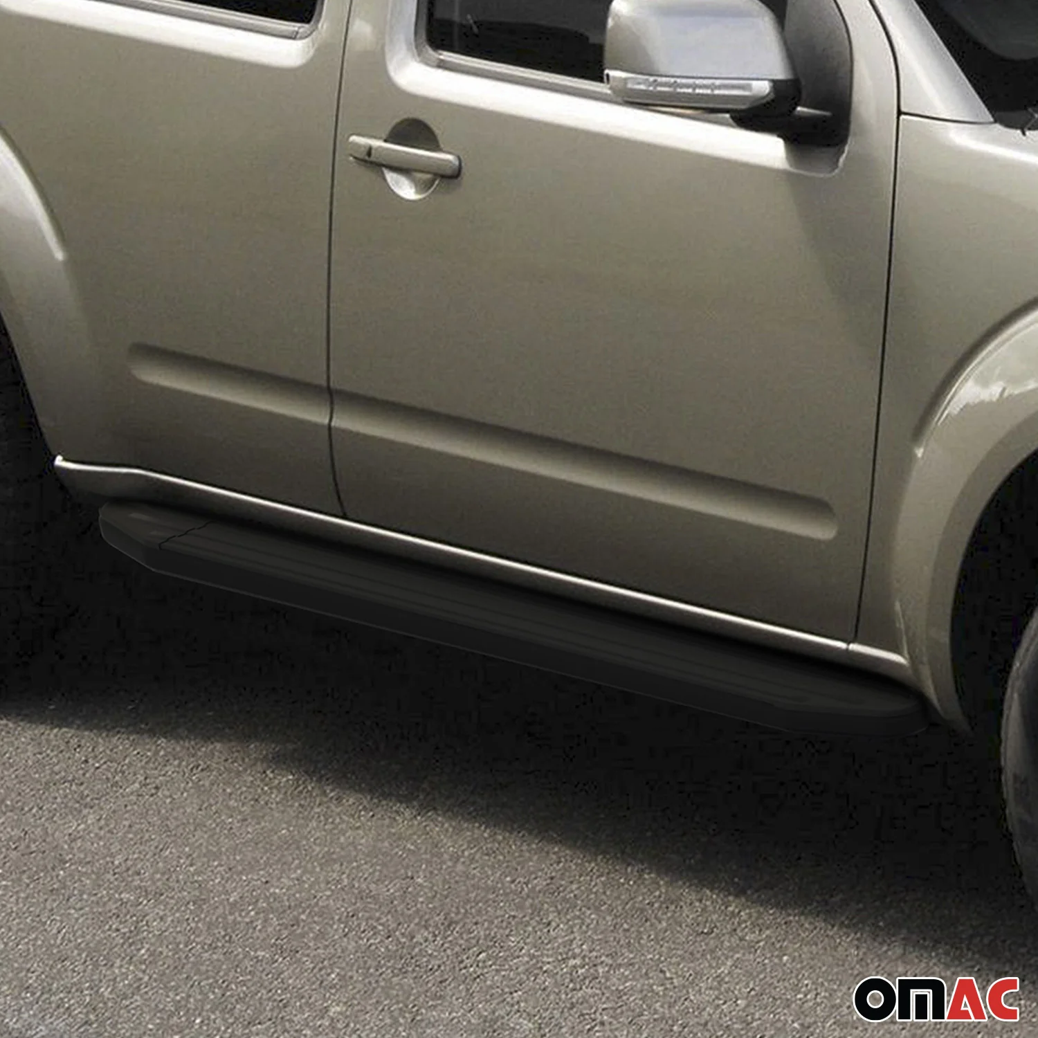 Trittbretter Seitenschweller für Nissan Navara 2005-2015 ABE Schwarz Alu - Image 6