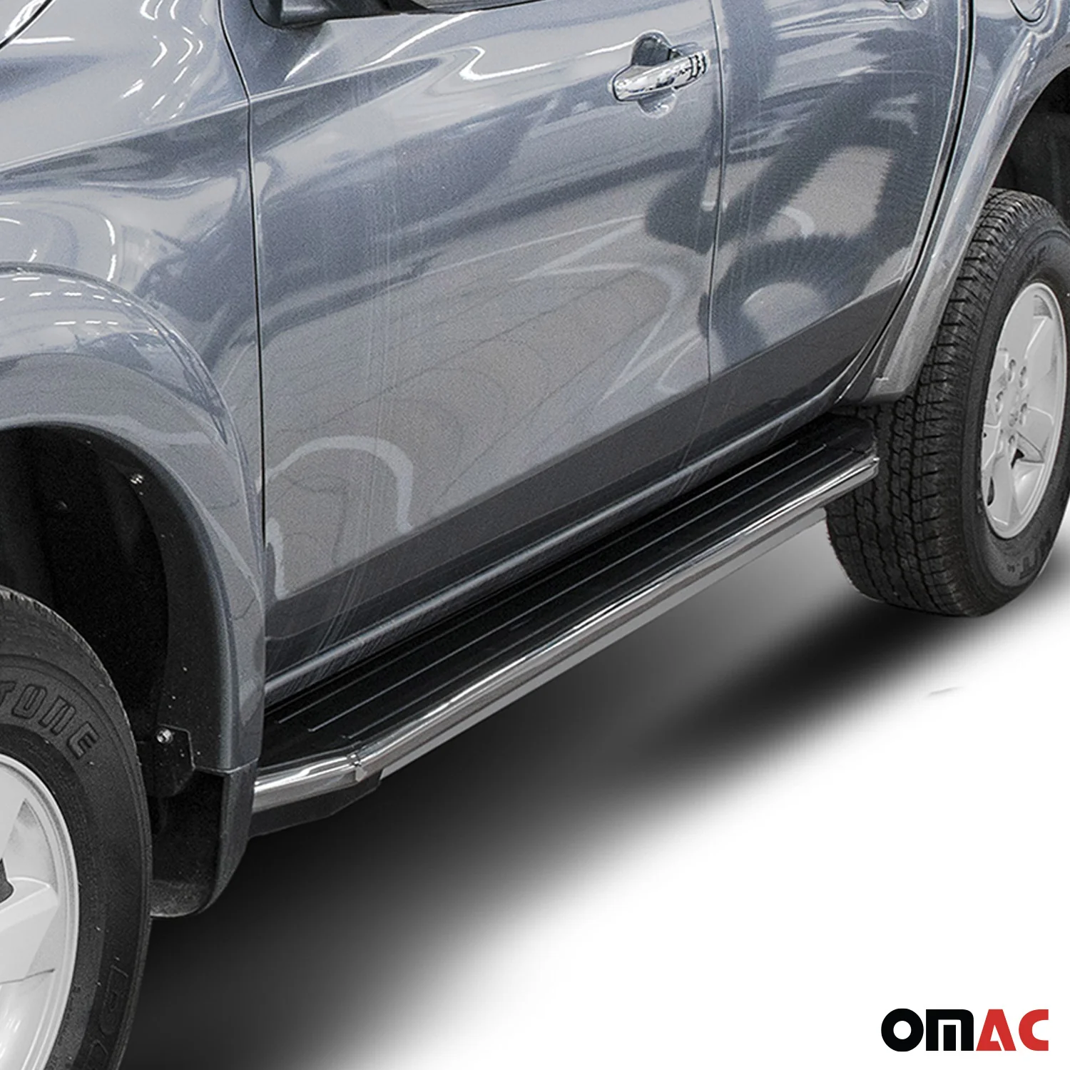 Trittbretter Seitenschweller für Nissan Navara II D40 2005-2014 Aluminium 2tlg - Image 6