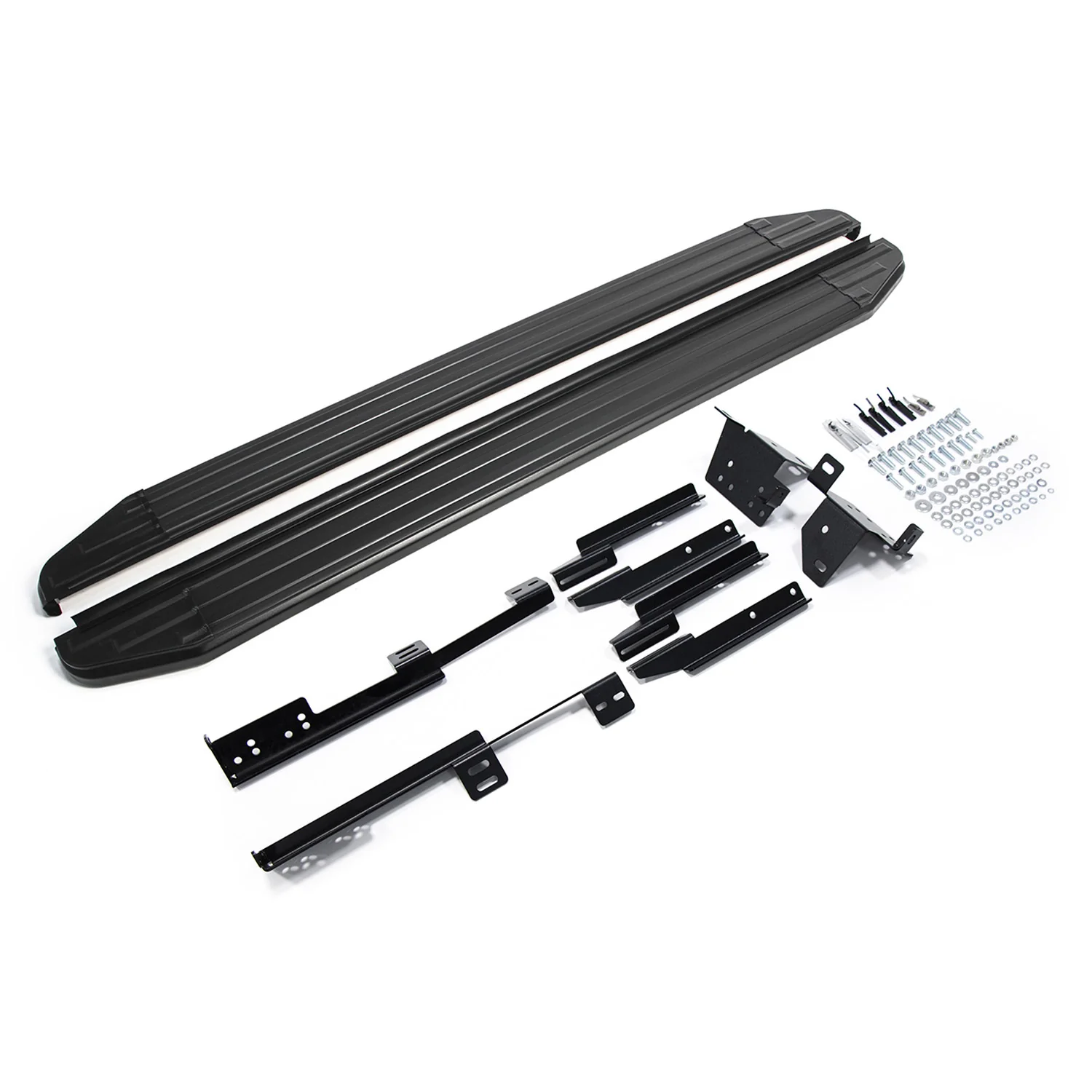 Trittbretter Seitenschweller für Nissan Qashqai 2013-2018 Alu Schwarz ABE - Image 2