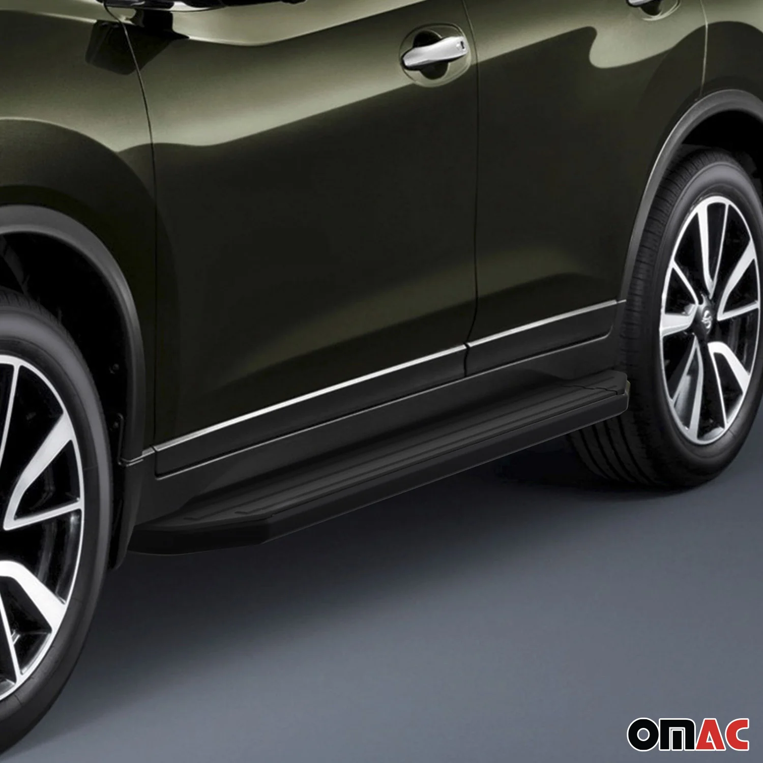 Trittbretter Seitenschweller für Nissan X-Trail 2015-2018 ABE Schwarz Alu - Image 6