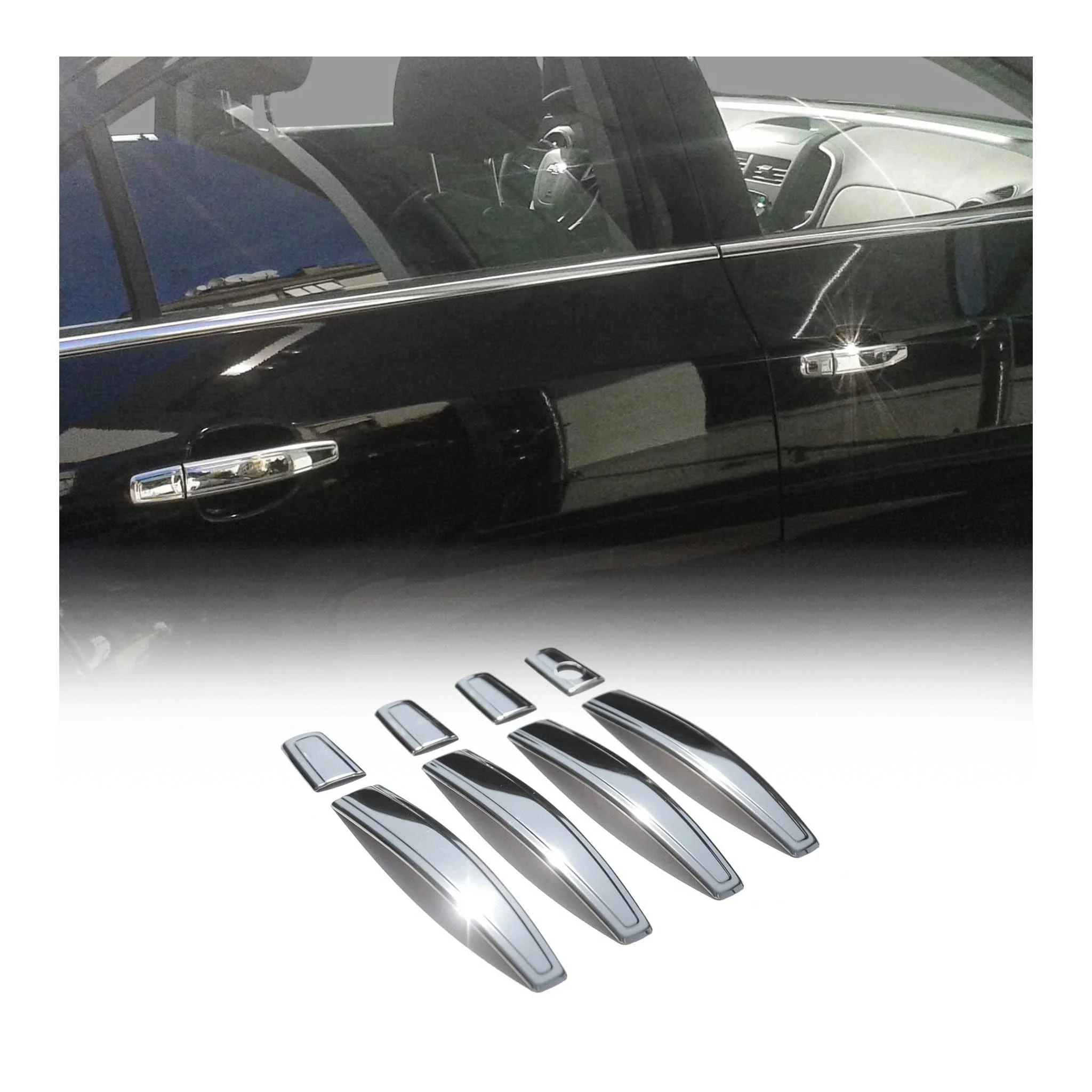 Türgriff Blende Chrom für Chevrolet Aveo 2011-2021 4-Tür Edelstahl 8x