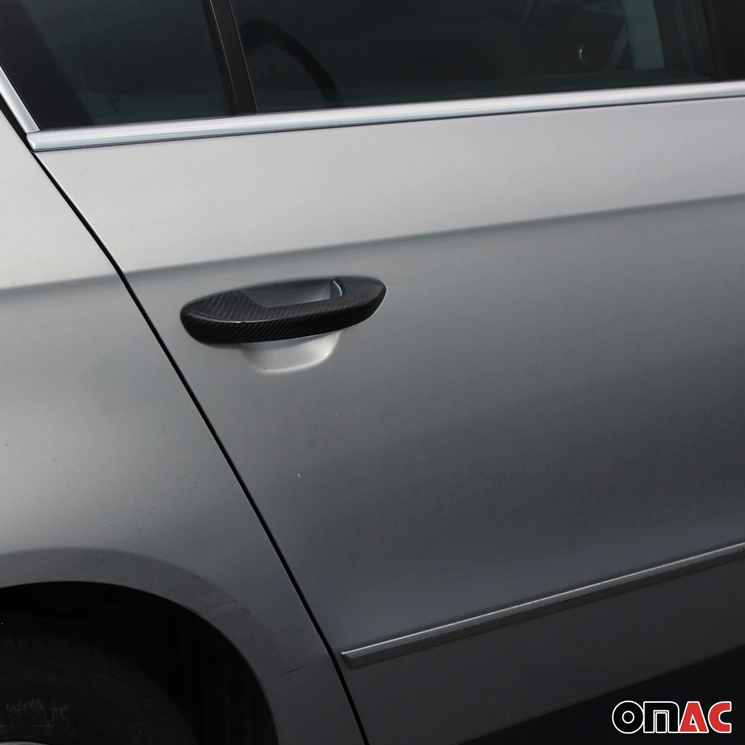 Türgriff Blende Carbon für VW Golf 2012-2019 4-Tür Kohlefaser Schwarz 8tlg - Image 2