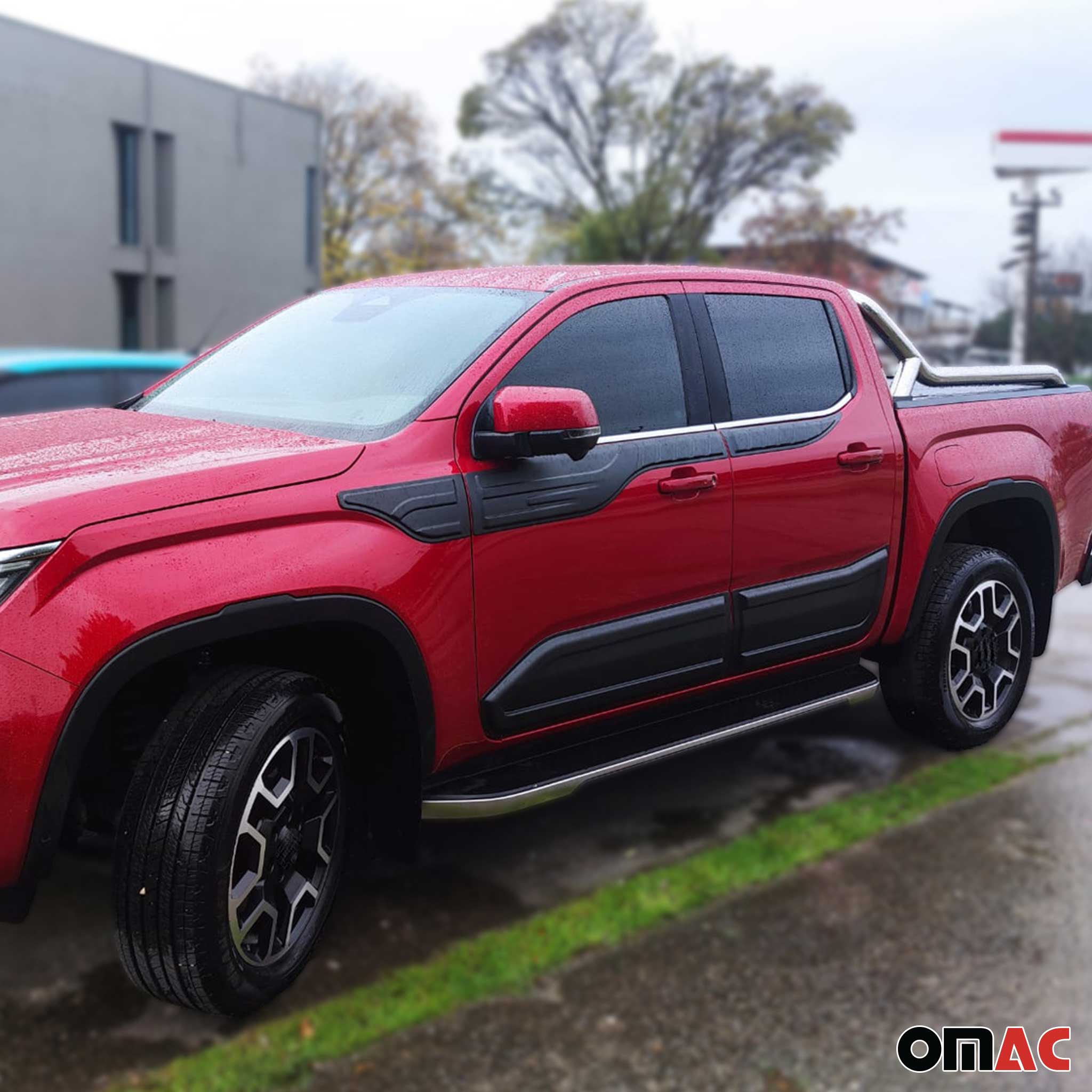 Türschutzleisten Karosserieverkleidung für VW Amarok II 2023-2026 Schwarz 6 tlg - Image 2