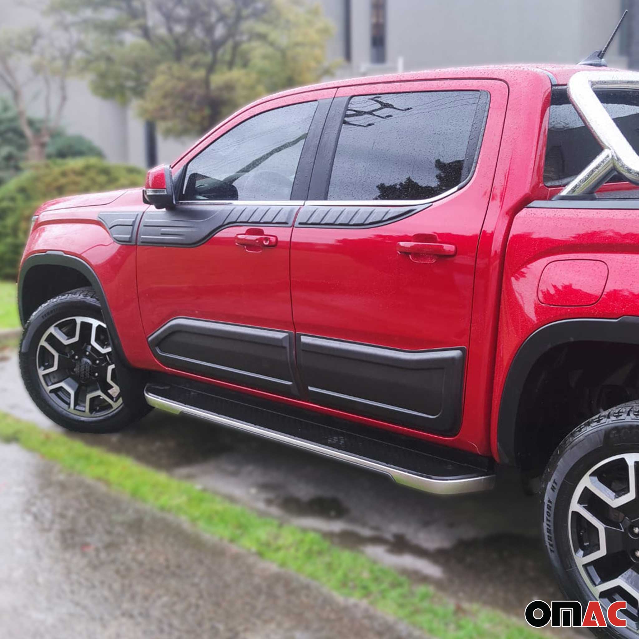 Türschutzleisten Karosserieverkleidung für VW Amarok II 2023-2026 Schwarz 6 tlg - Image 3