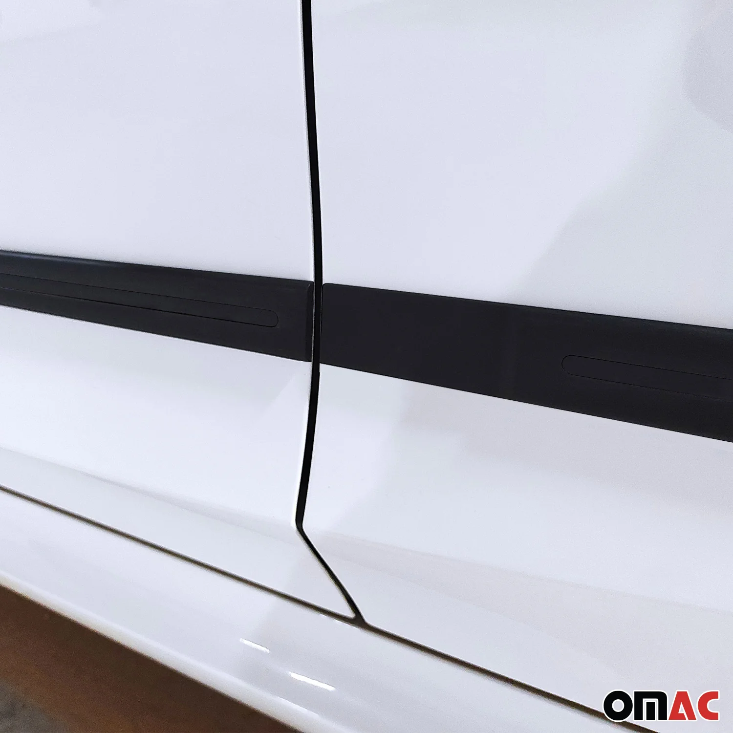 Seitentürleiste Türleisten Türschutzleisten für Mercedes C Klasse ABS Chrom Matt - Image 8