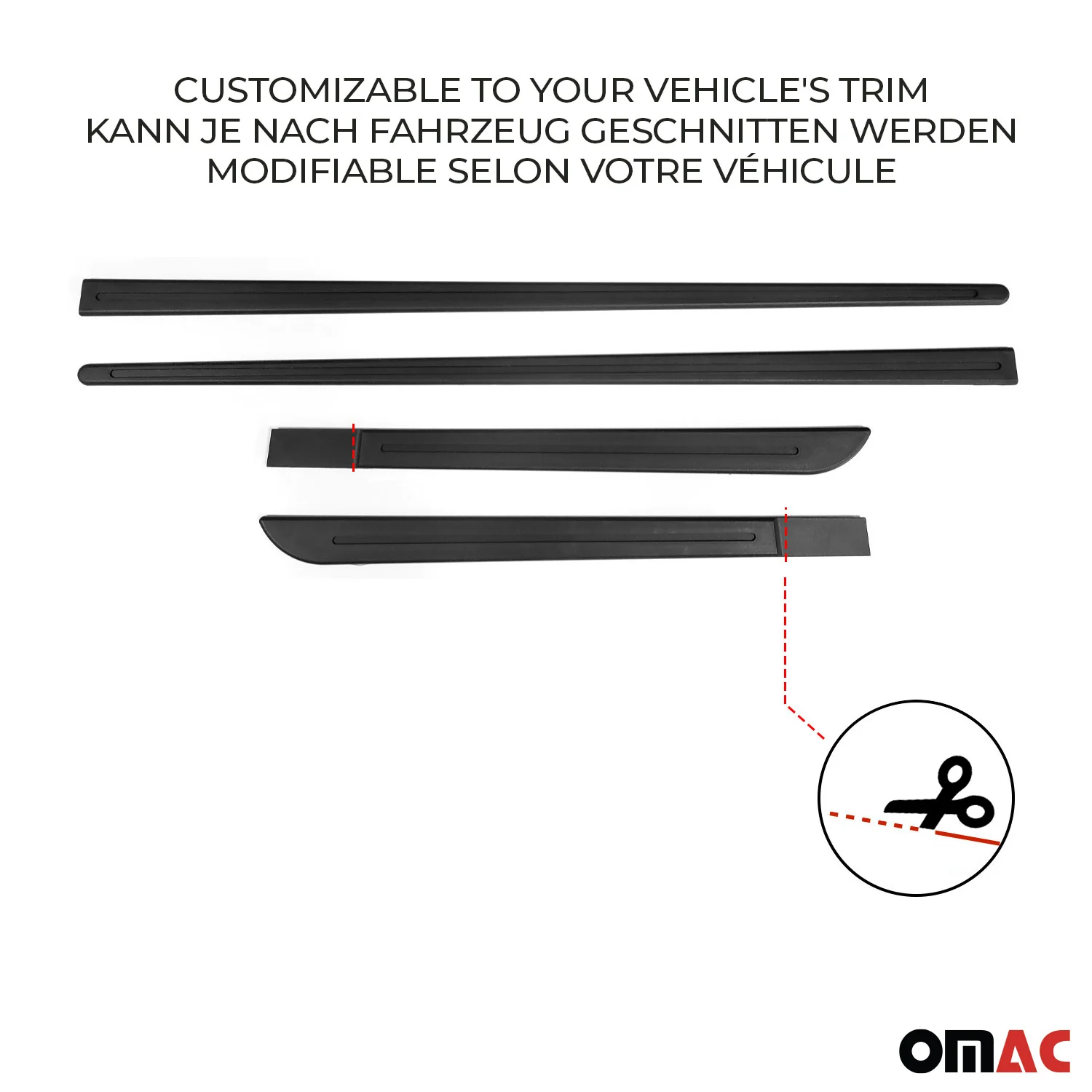 Seitentürleiste Türleisten Türschutzleisten für Renault Latitude ABS Chrom Matt - Image 6