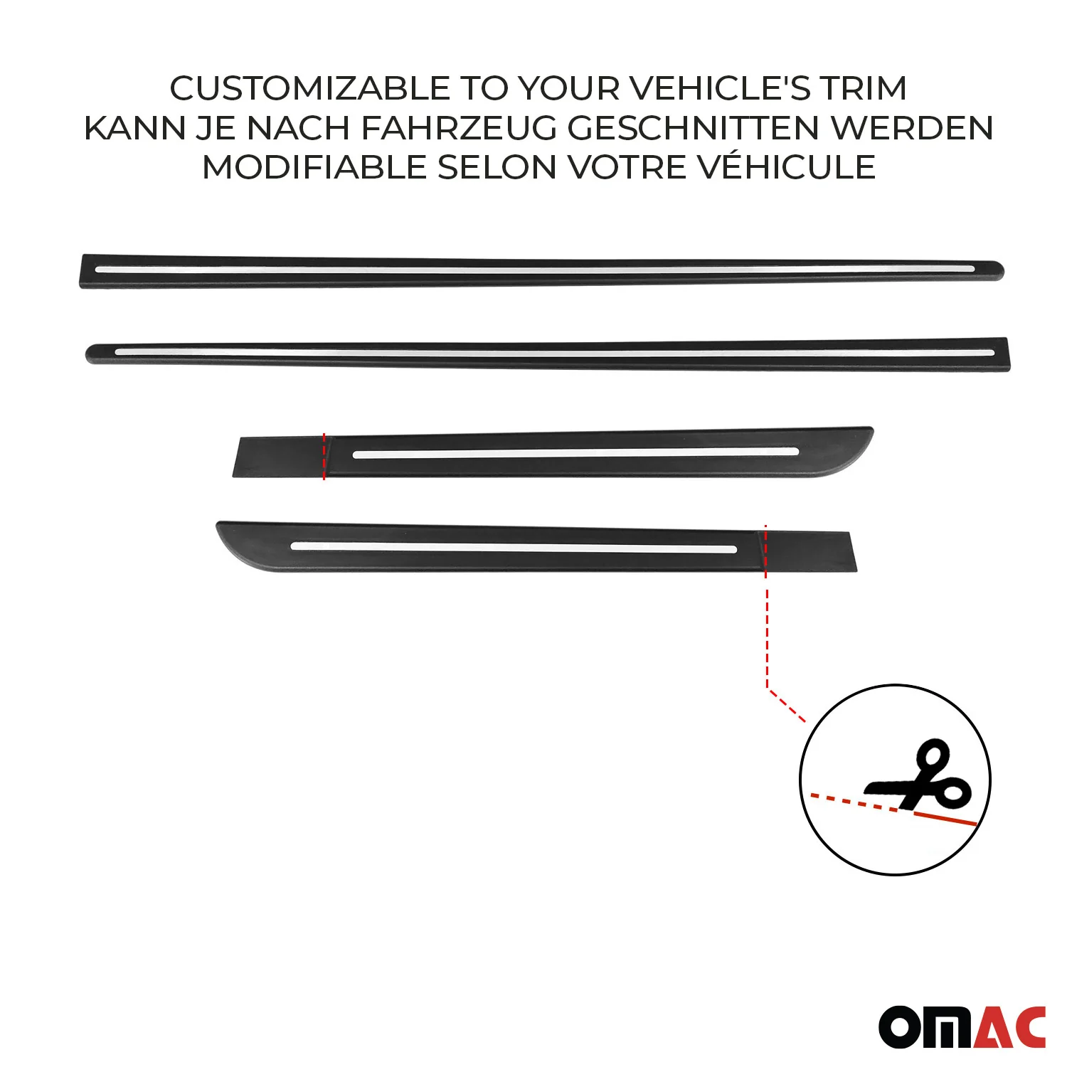 Seitentürleiste Türleisten Türschutzleisten für BMW 1er F20 F40 ABS Chrom 4x - Image 6