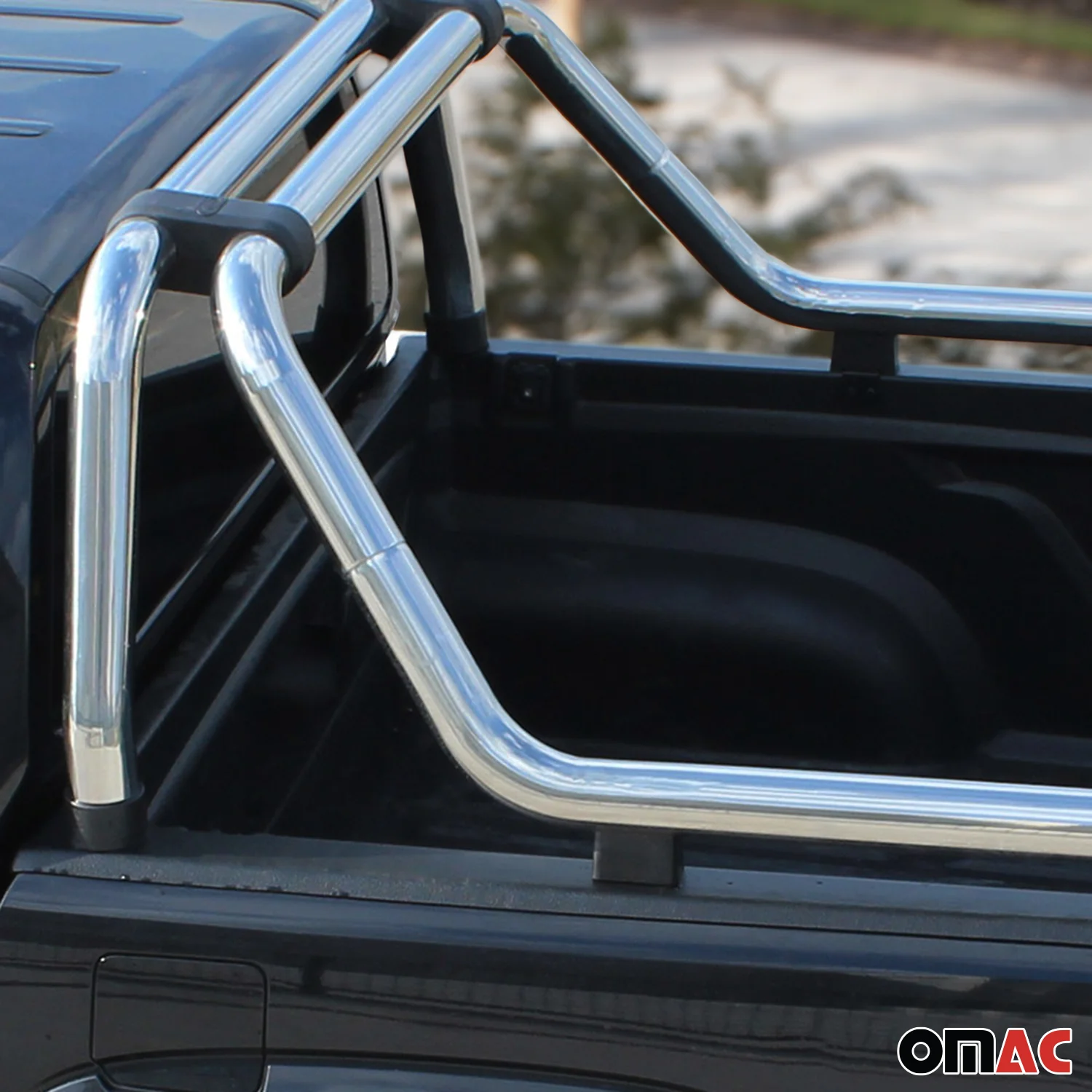 Überrollbügel Rollbar für VW Amarok 2010-2021 Gefärbten Stahl Ø76 Silber - Image 3