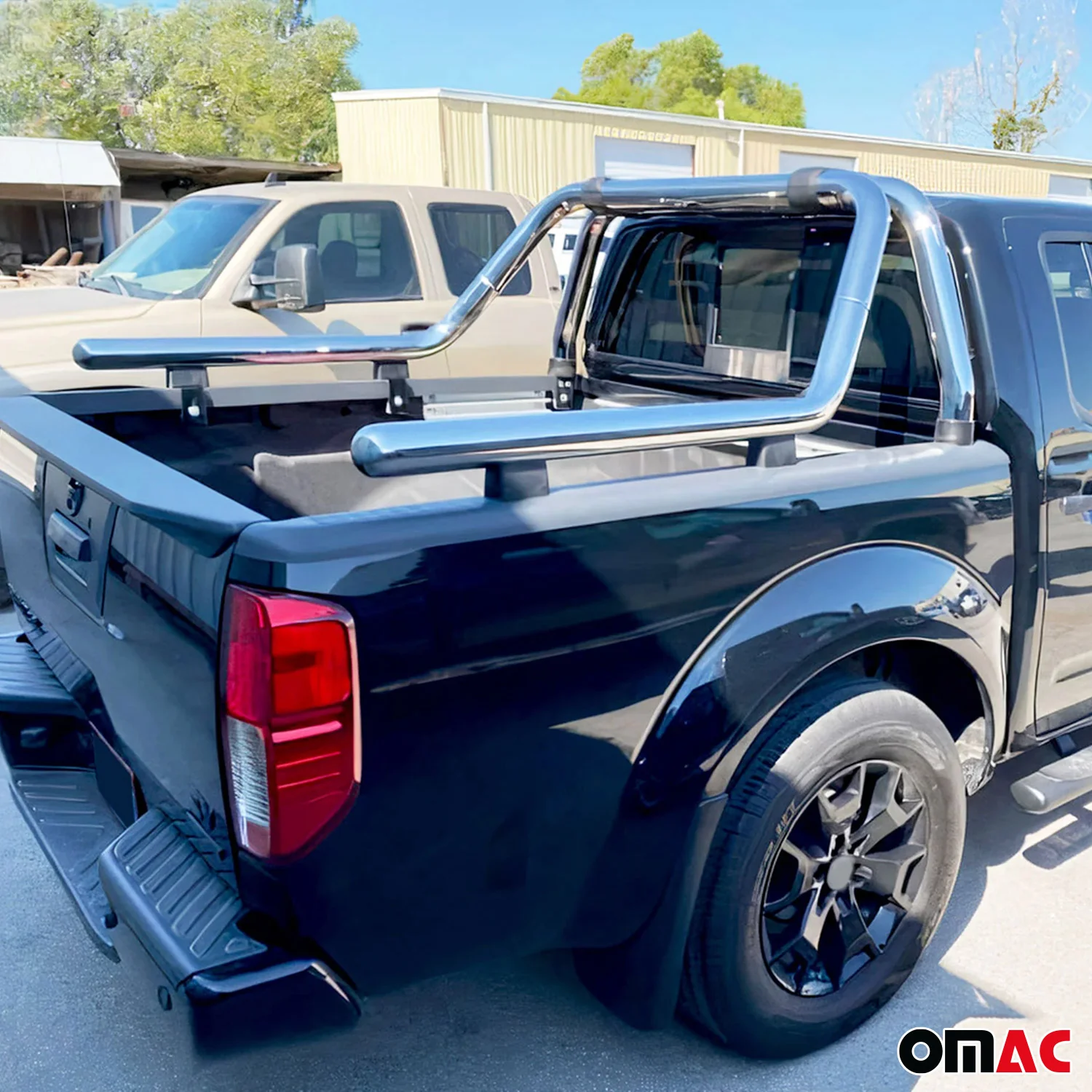 Überrollbügel Rollbar für Fiat Fullback 2016-2021 Gefärbten Stahl Ø76 Silber - Image 7