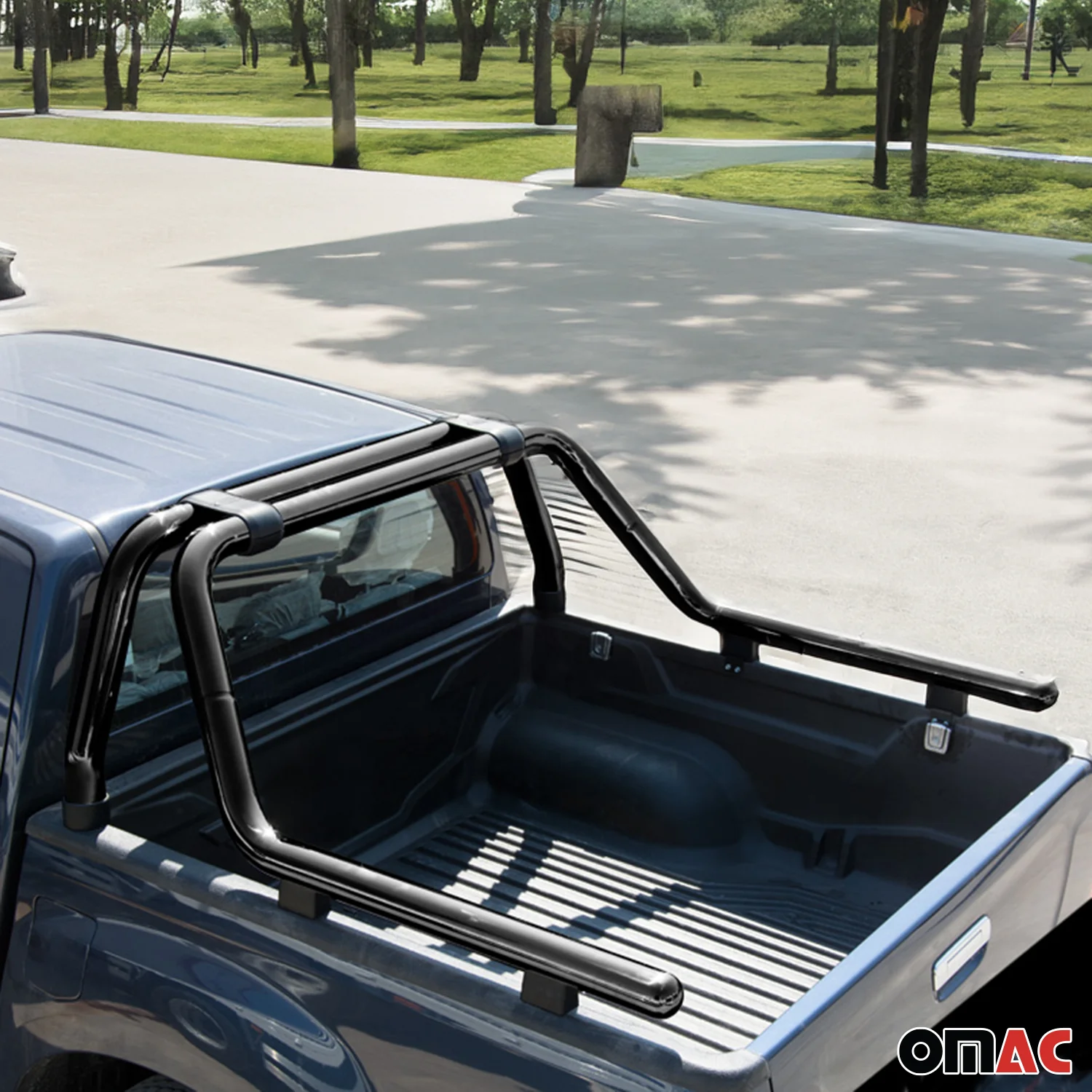 Überrollbügel Rollbar für Nissan Navara 2006-2015 Gefärbten Stahl Schwarz - Image 7