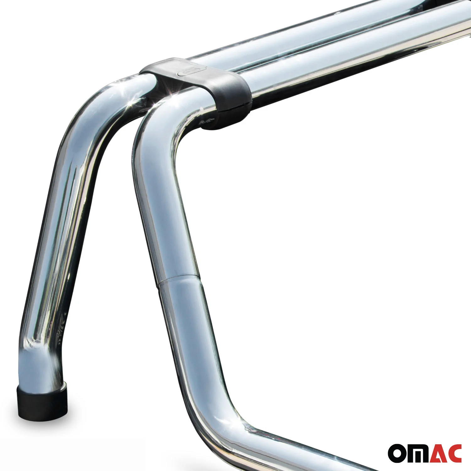 Überrollbügel Rollbar für VW Amarok Gefärbten Stahl Edelstahl Silber 1tlg - Image 5