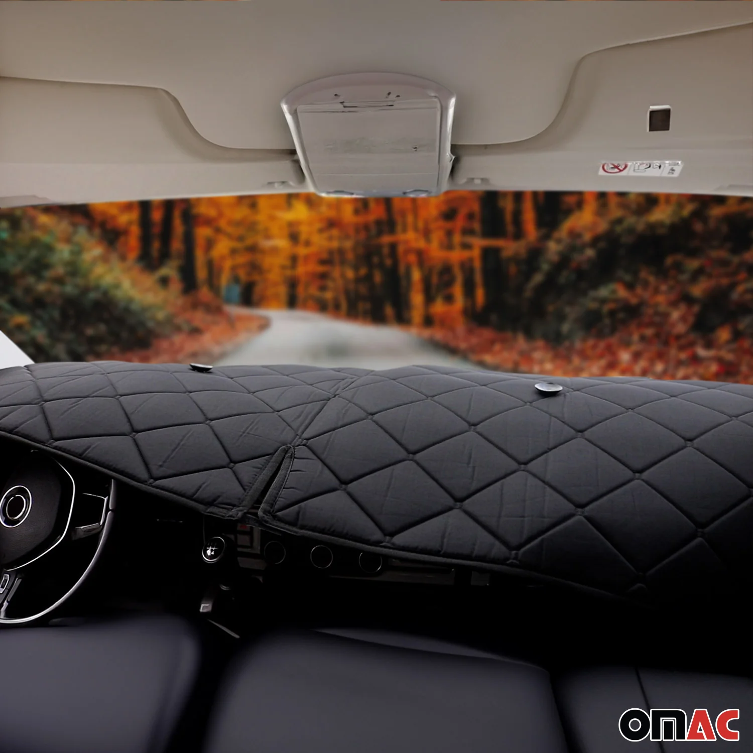 Magnetischer Auto Vorhänge Thermo Sonnenschutz für VW Crafter 2006-2018 - Image 2