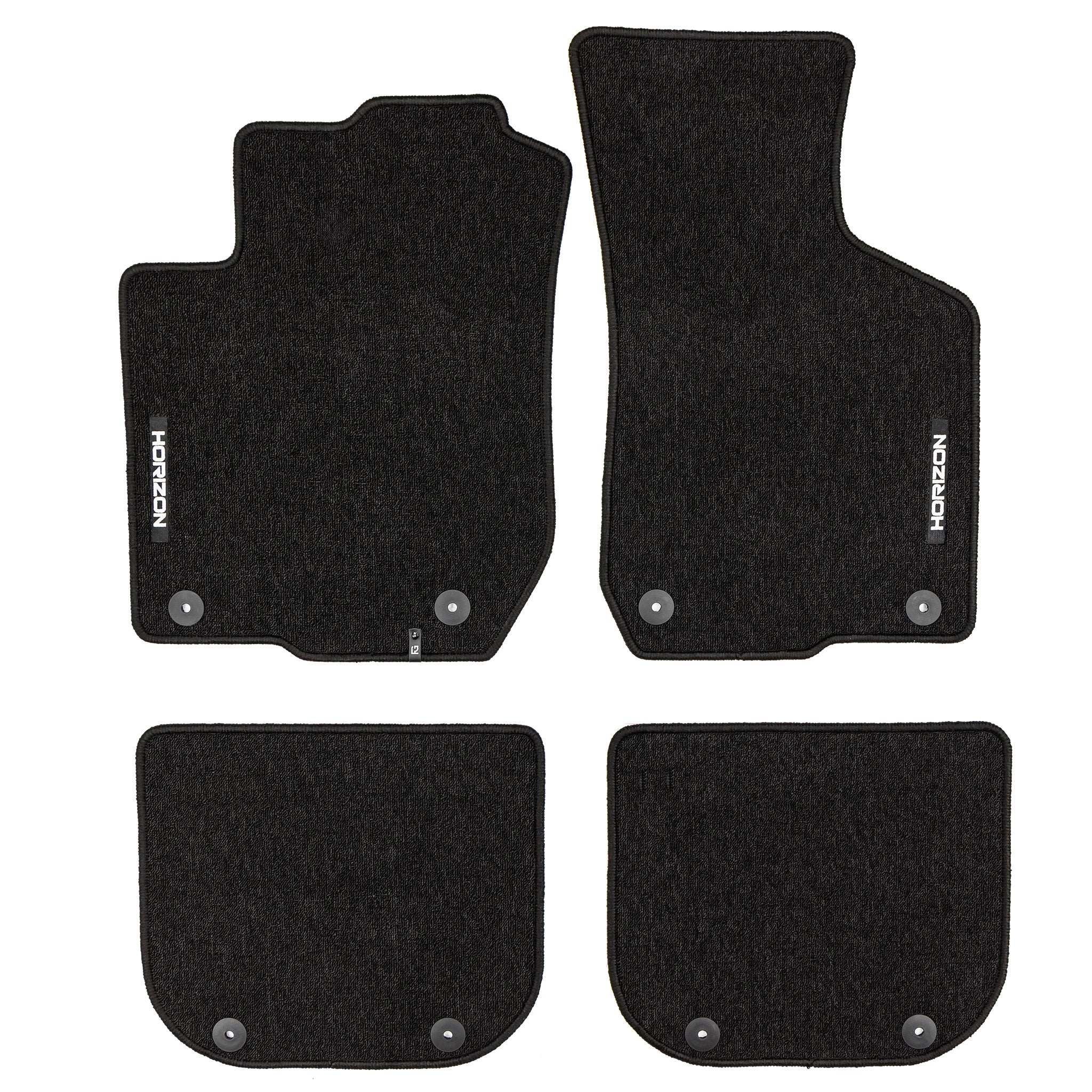 Velours Fußmatten für Audi A3 8L 1996-2003 Autoteppich Automatten Schwarz 4 tlg