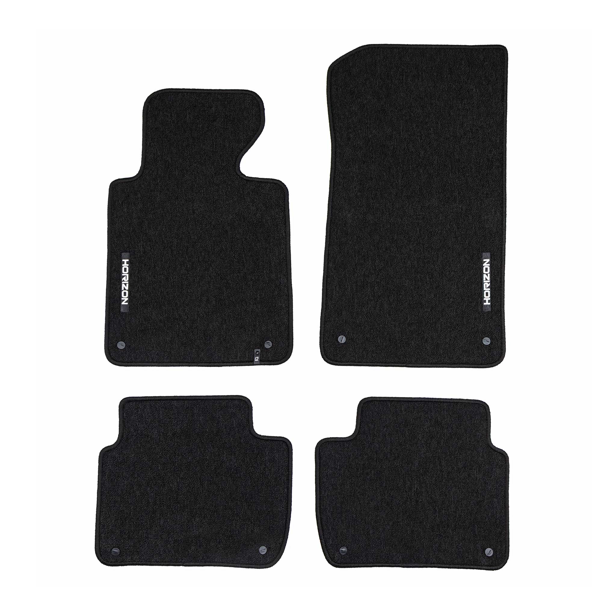 Velours Fußmatten für BMW 3er E46 1998-2005 Autoteppich Automatten Schwarz 4 tlg