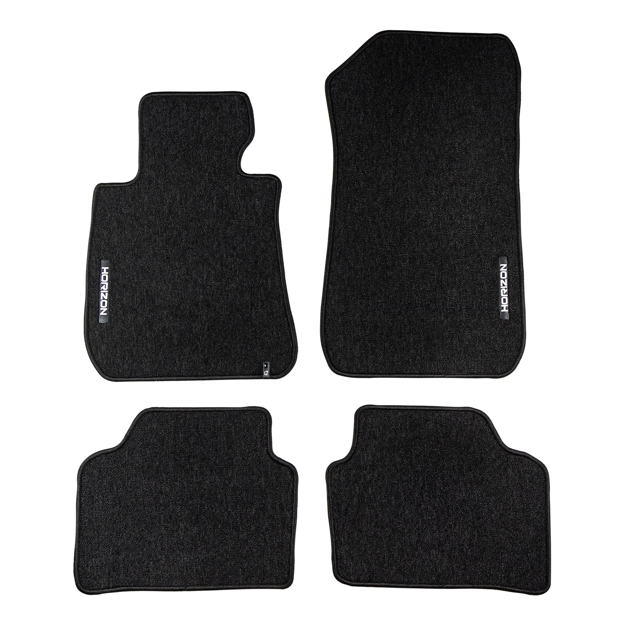 Velours Fußmatten für BMW 3er E90 E91 2004-2012 Autoteppich Schwarz 4 teile