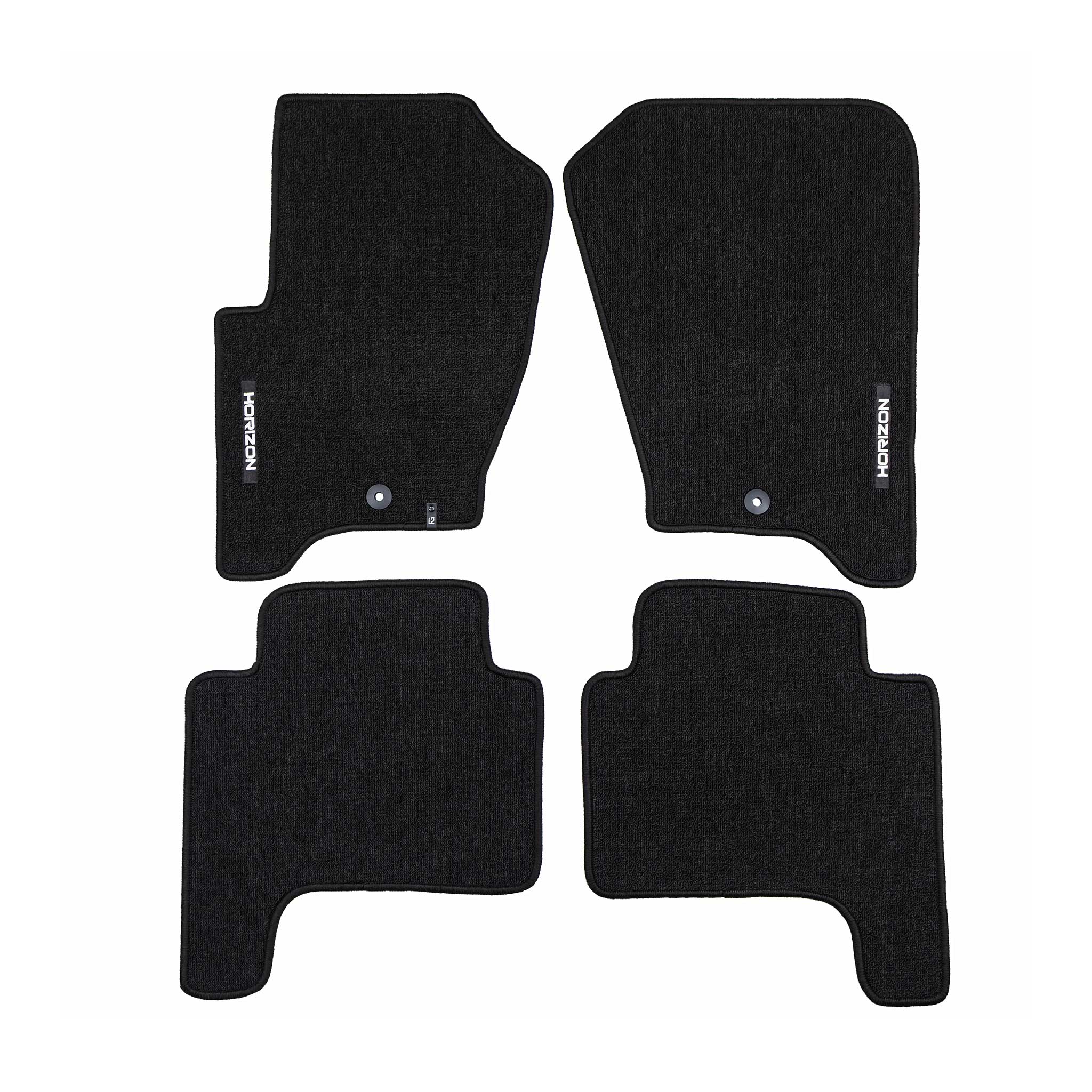 Velours Fußmatten für Land Rover Range Rover Sport I 2005-2013 Schwarz 4 tlg