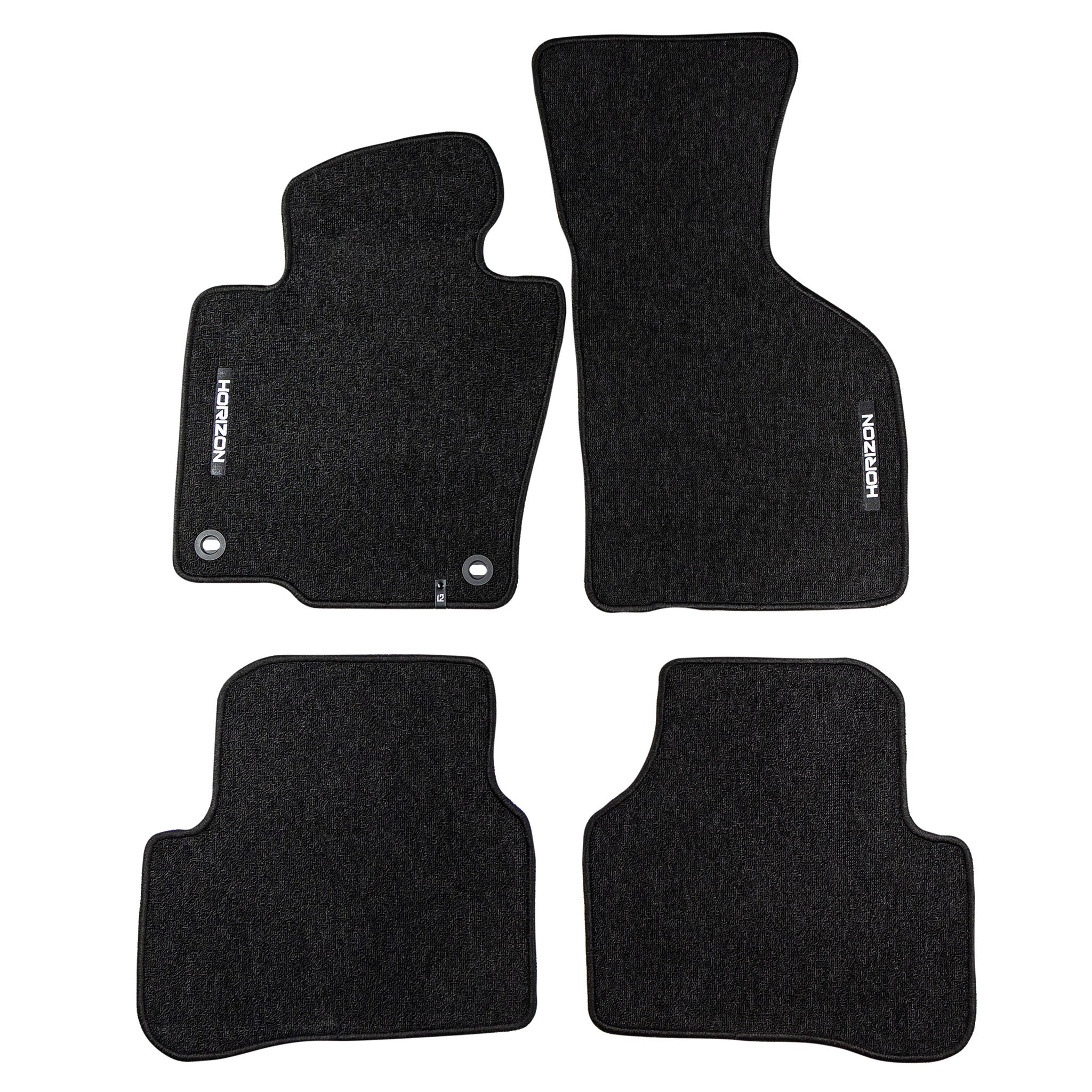 Velours Fußmatten für VW Passat B6 2005-2010 / Passat B7 2010-2014 Schwarz 4 tlg