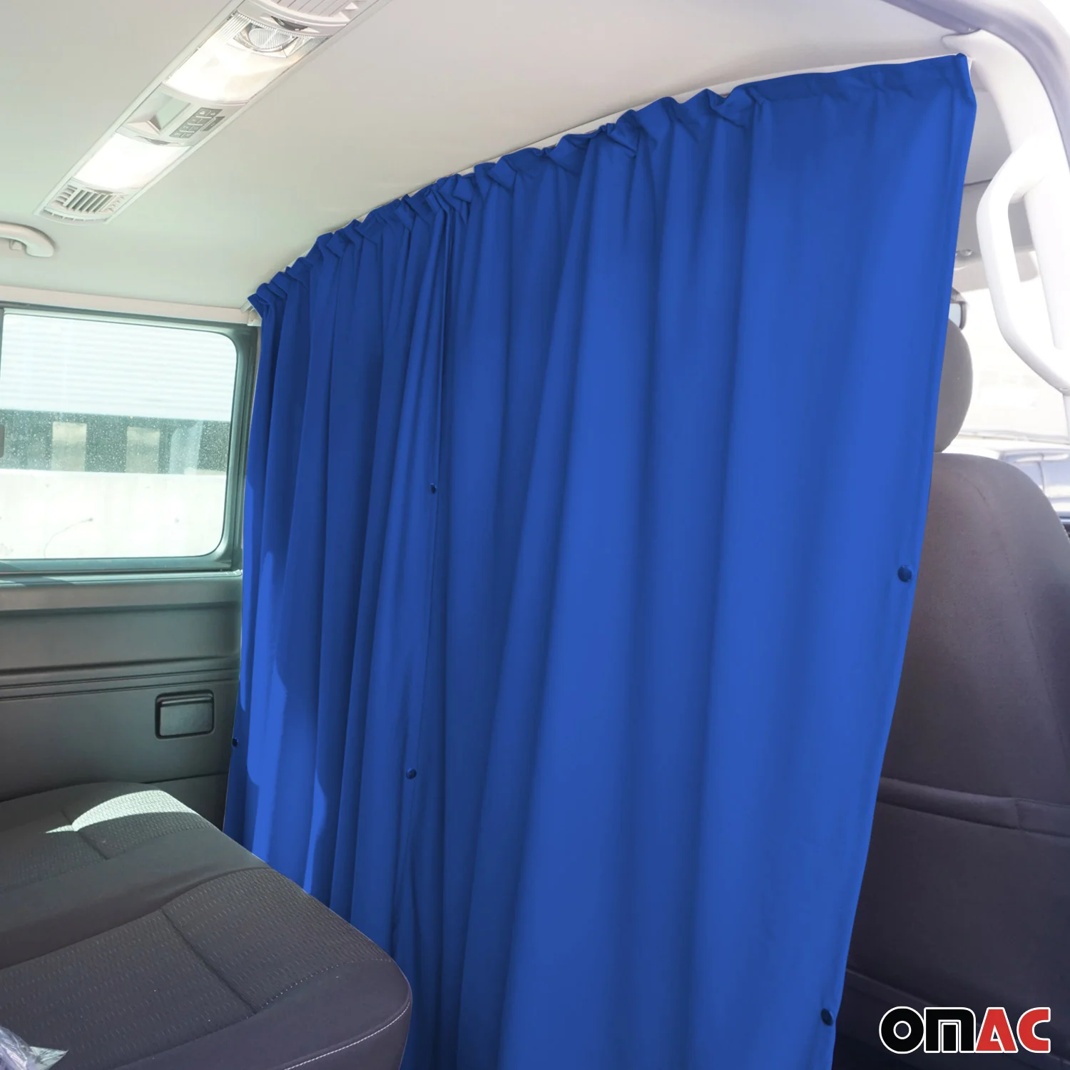 Maß Gardinen für Hyundai Staria Fahrerhaus Abtrennung Sonnenschutz Dunkelblau - Image 6