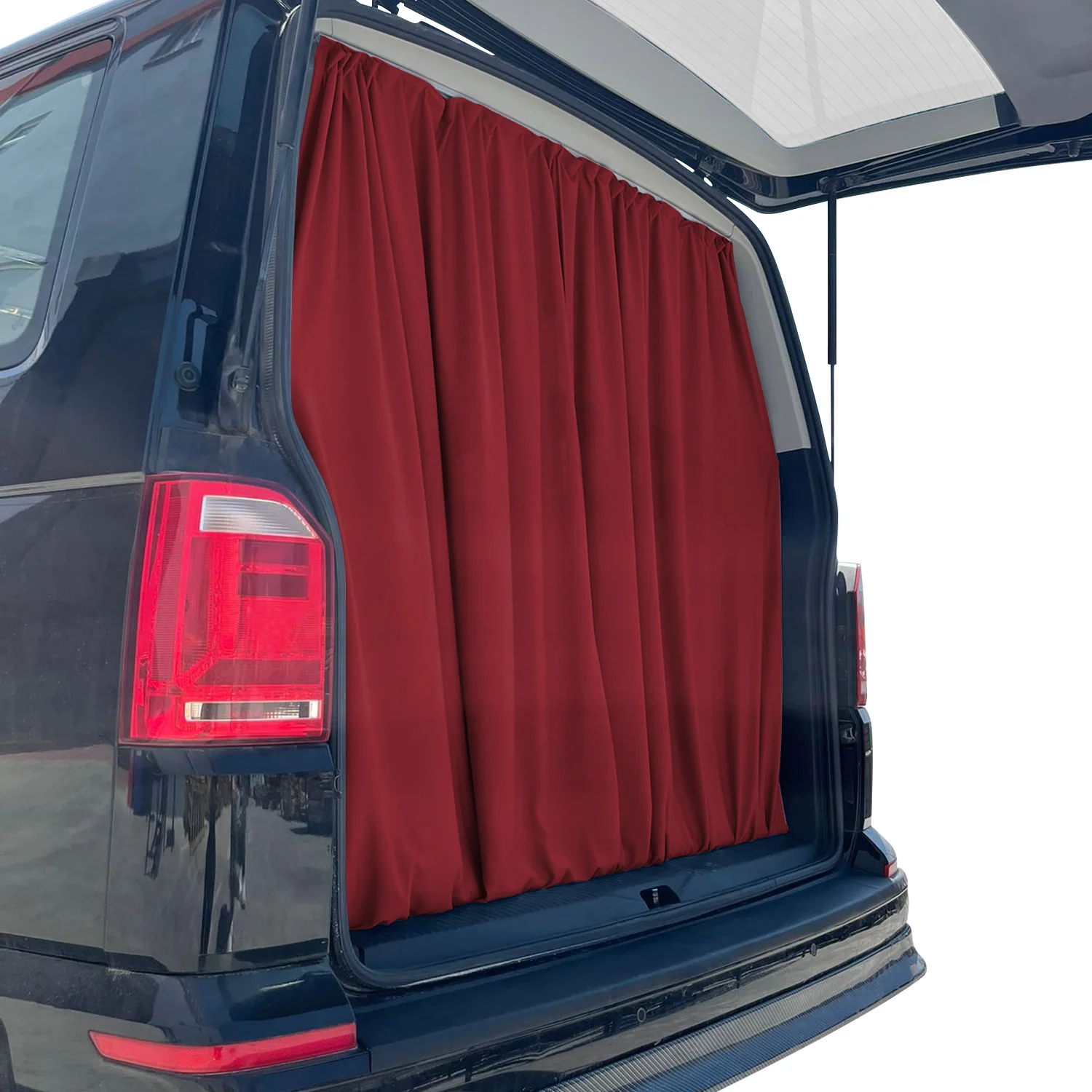 Maß Gardinen Sonnenschutz für Mercedes T Klasse Citan Heckklappe Vorhänge Rot - Image 5
