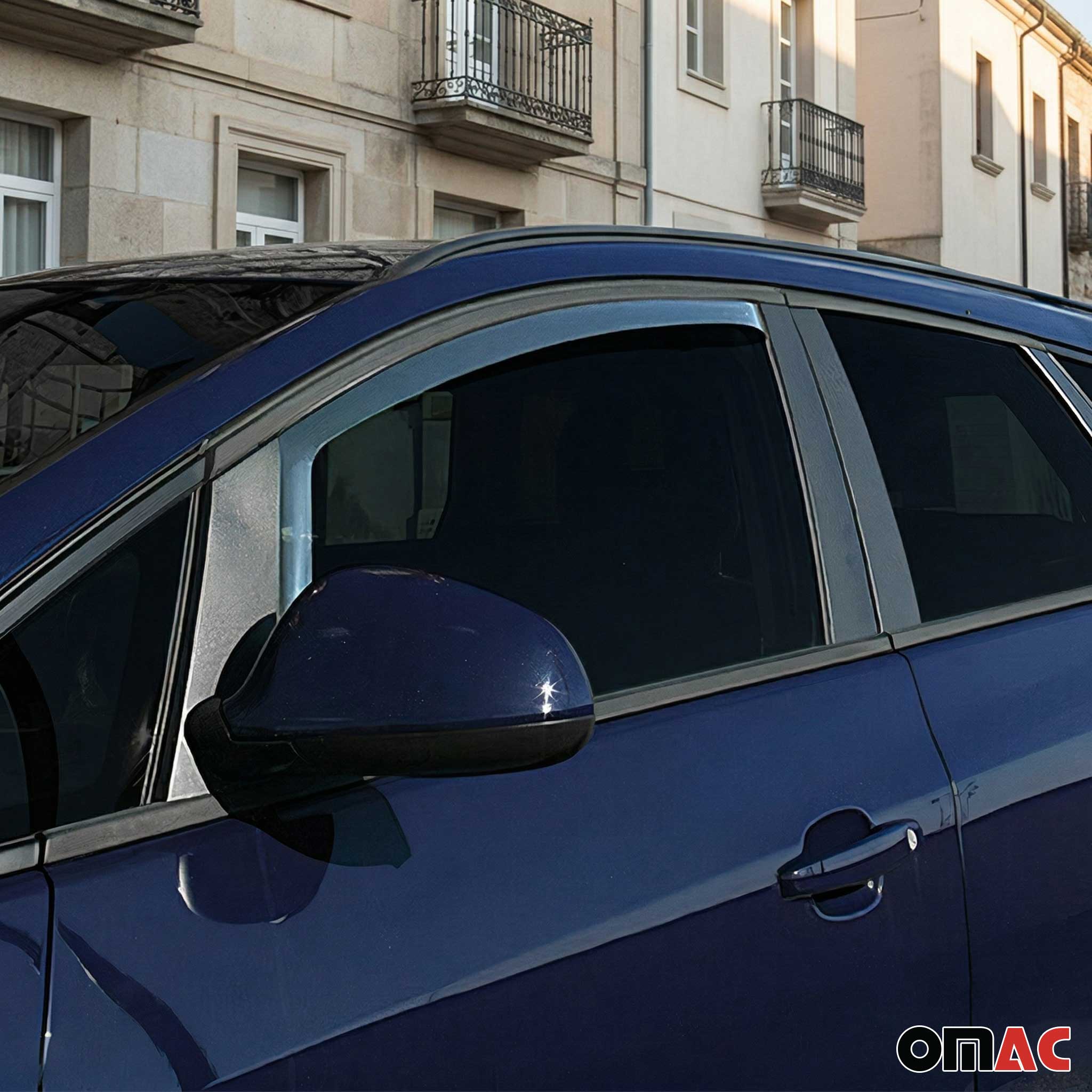 Windabweiser Regenabweiser für Citroen C5 Aircross 2018-2025 Dunkel Acryl 2tlg - Image 6