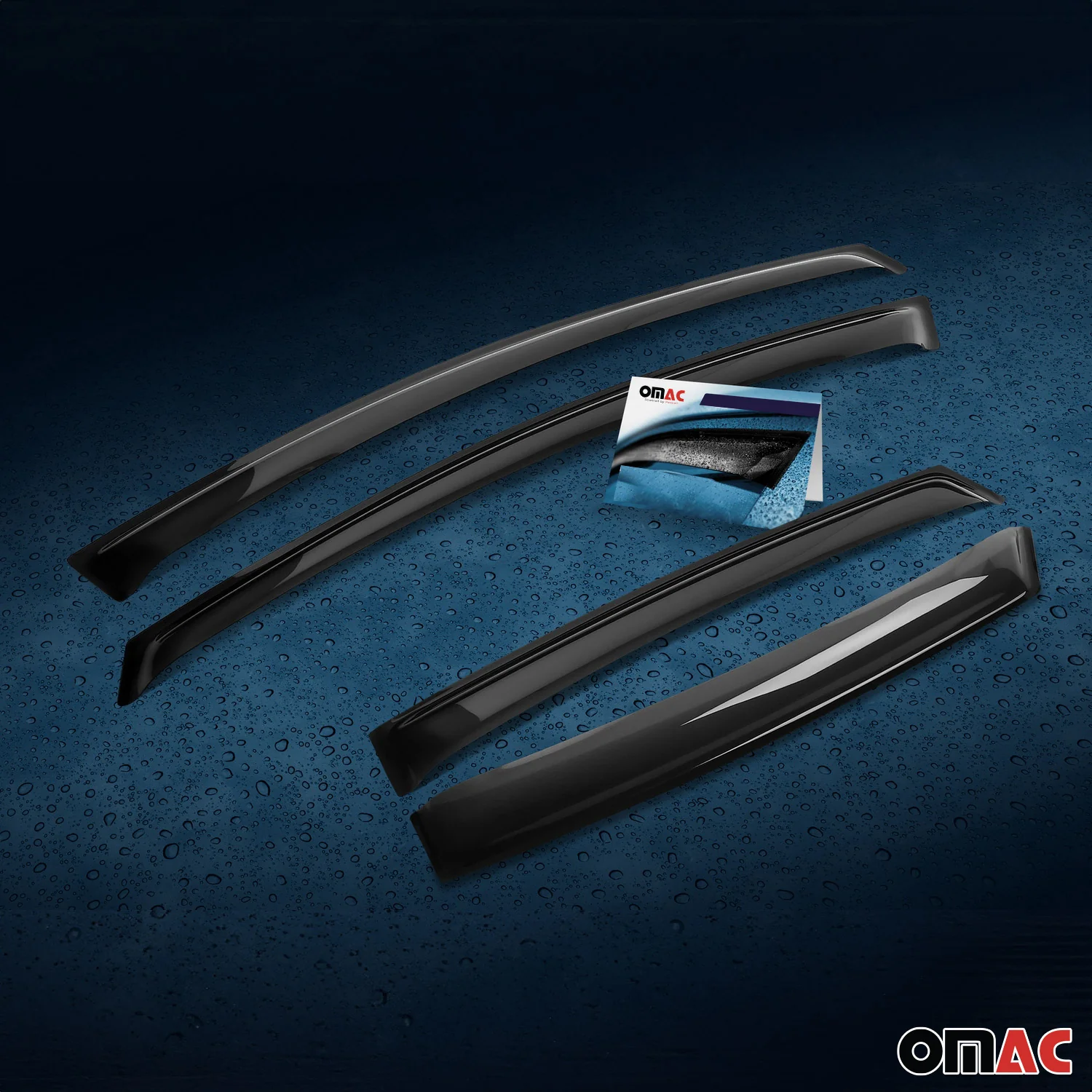 Windabweiser Regenabweiser für Lexus NX 200 2014-2021 Dunkel Acryl 4tlg - Image 9