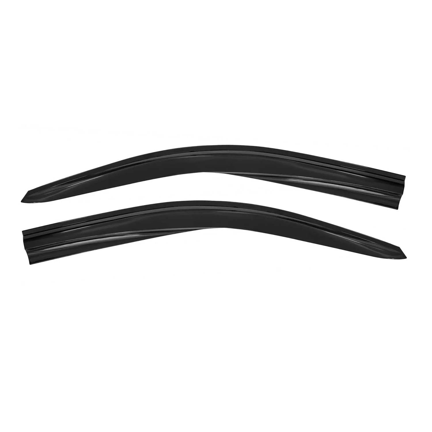 Windabweiser Regenabweiser für Mercedes Vito W639 2003-2014 Schwarz 2tlg - Image 2