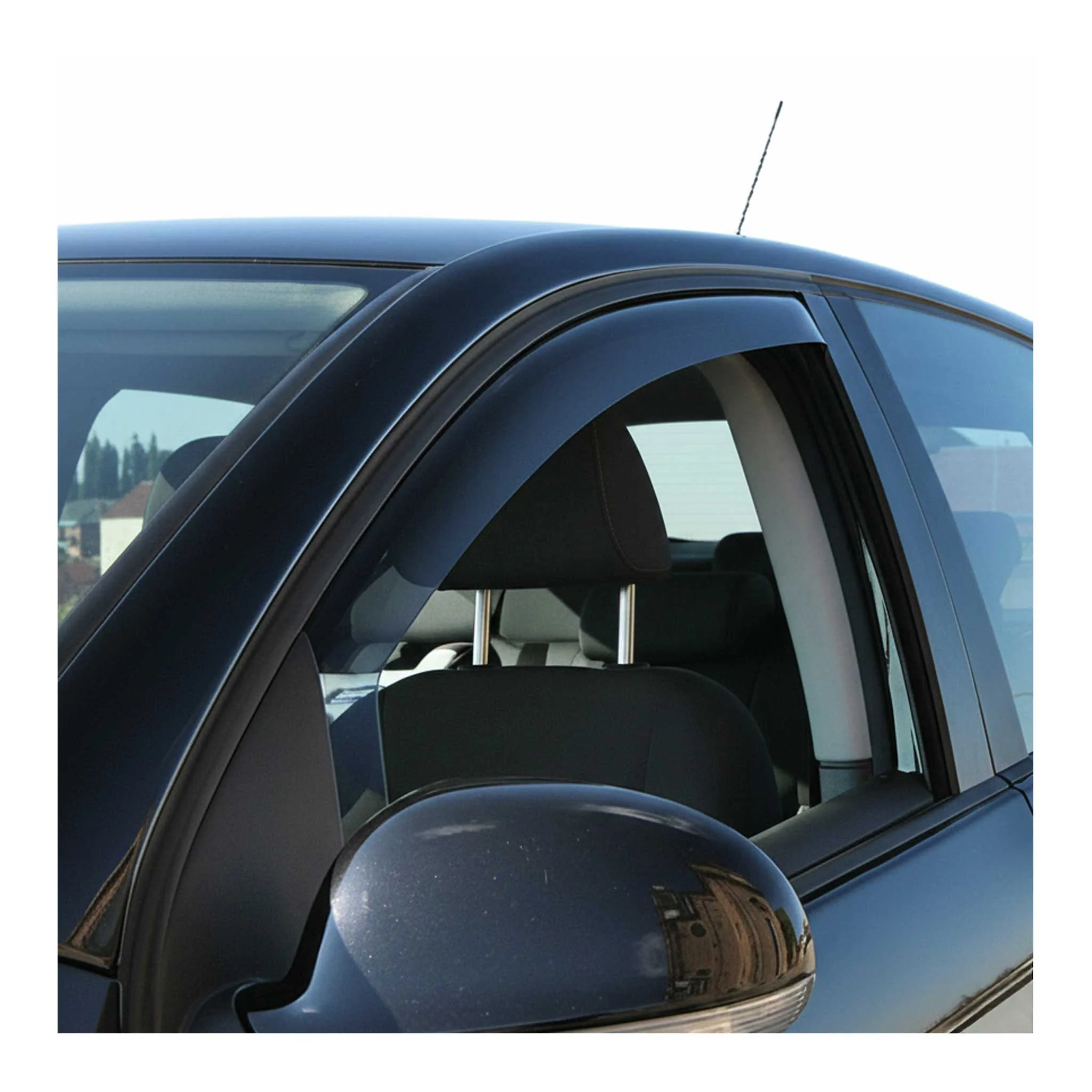 Windabweiser Regenabweiser für Opel Combo Life 2018-2024 Dunkel Acryl 2tlg
