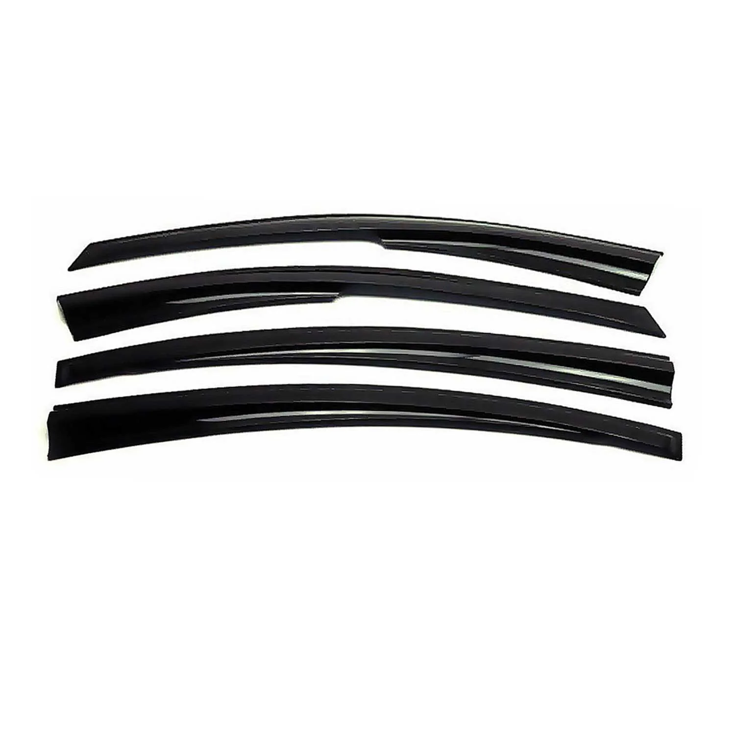 4x Windabweiser Regenabweiser für Toyota Corolla ELimo 2019-2026 Dunkel - Image 2