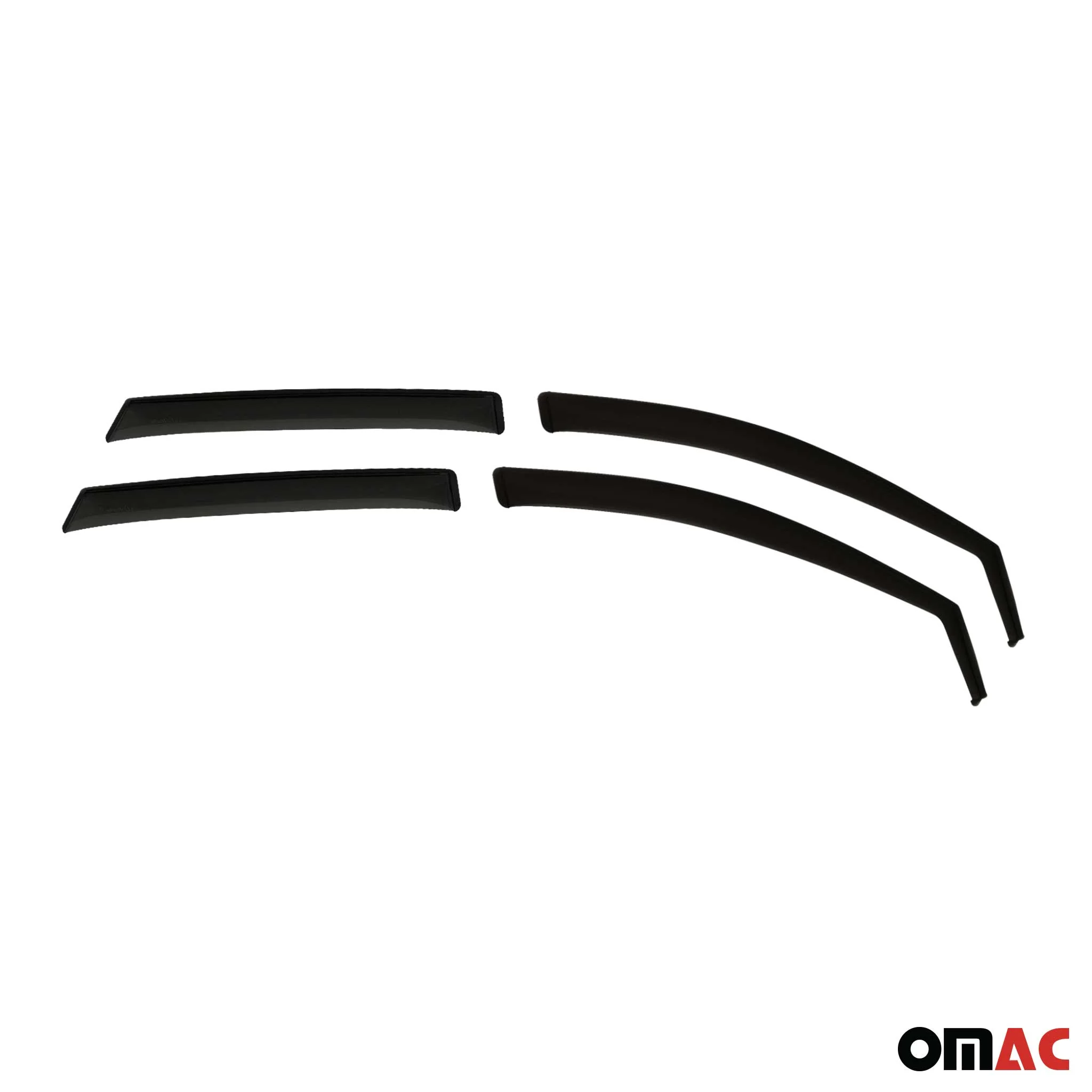 Windabweiser Regenabweiser für BMW X1 U11 2022-2026 Dunkel Acryl 4tlg - Image 2
