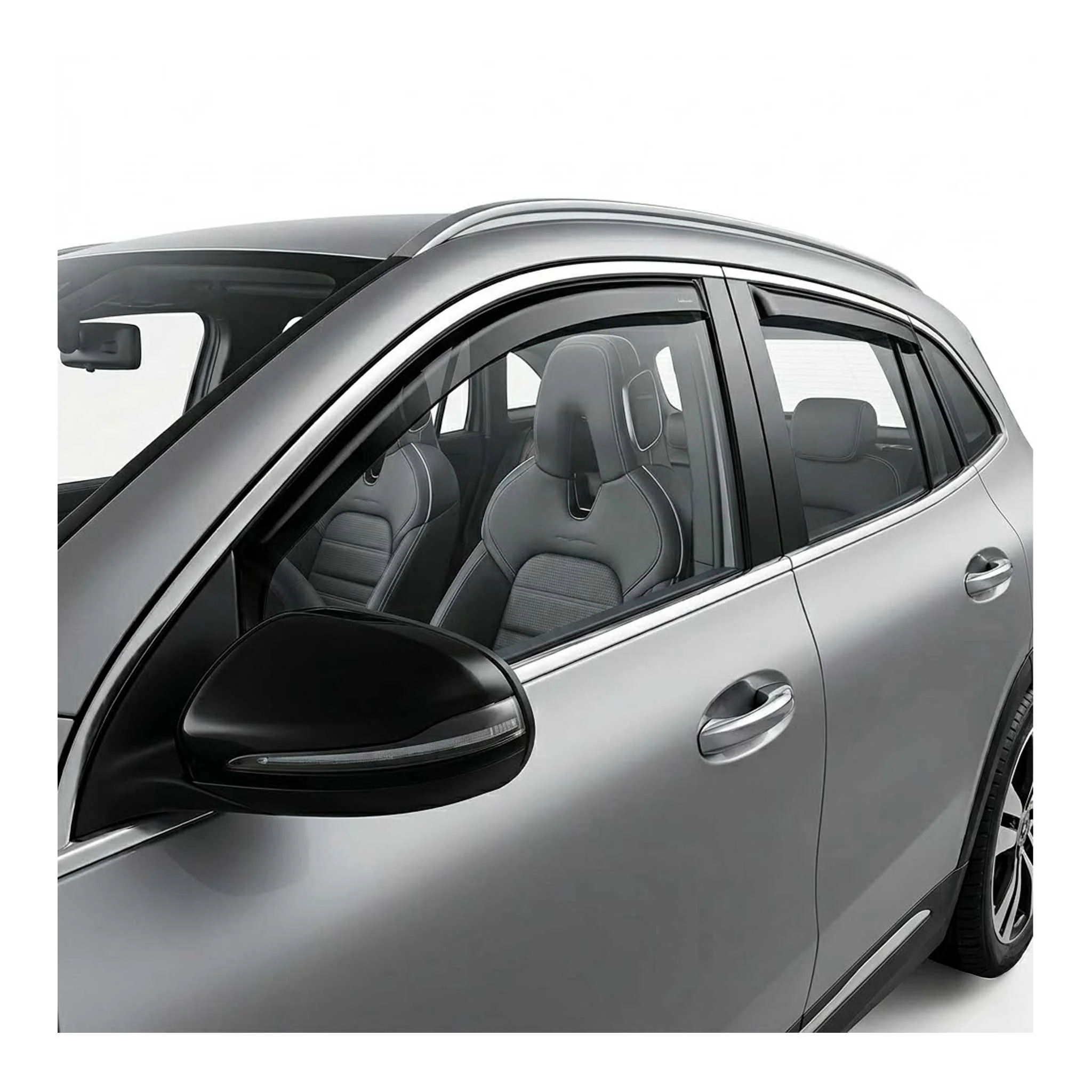 Windabweiser Regenabweiser für Peugeot 2008 2019-2026 Dunkel Acryl 4tlg