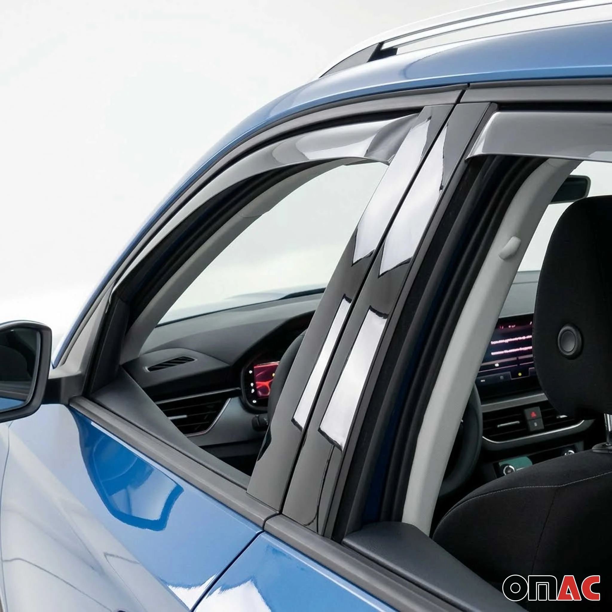 Windabweiser Regenabweiser Satz für Skoda Kamiq 2019-2023 Schwarz Windschutz 4x - Image 6