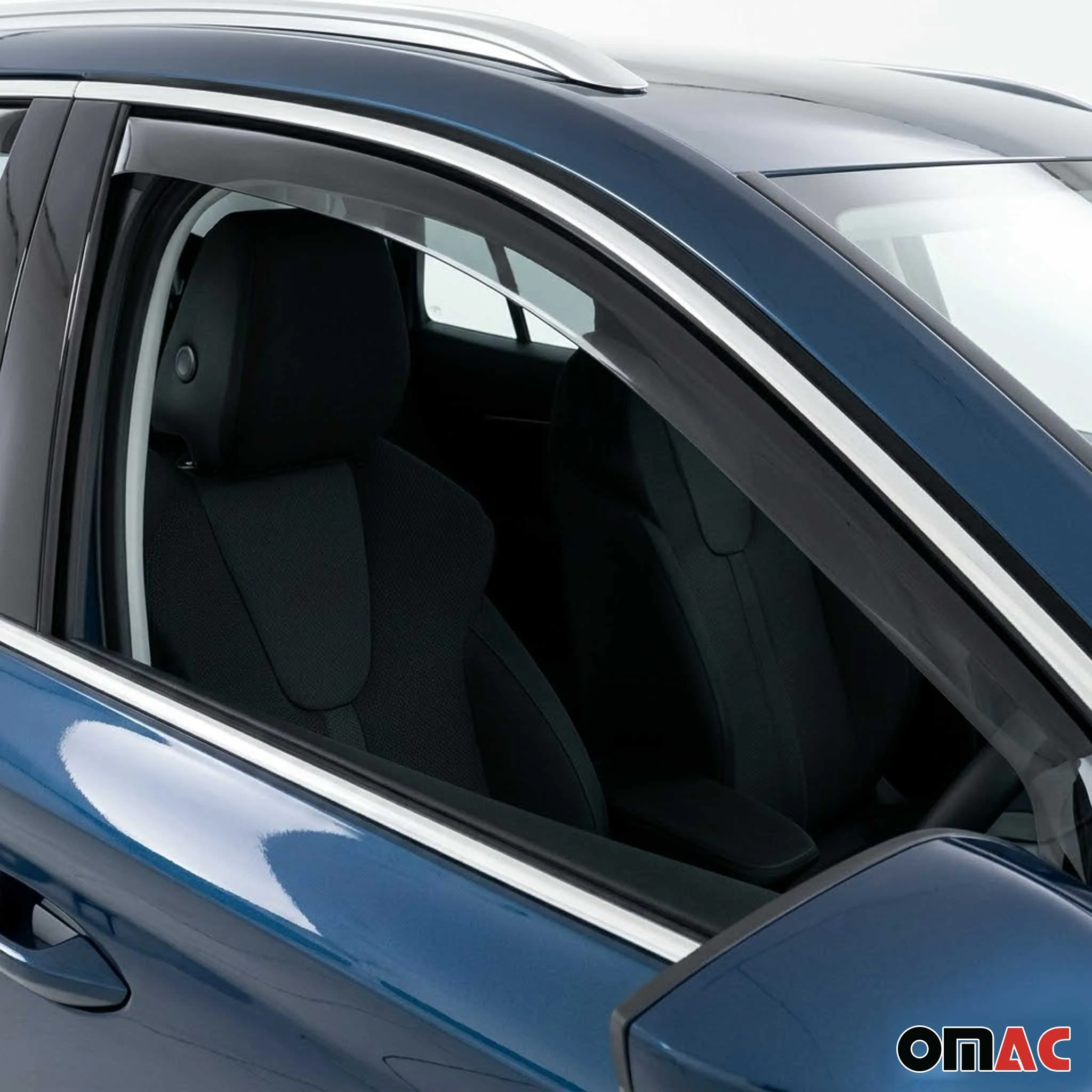 Windabweiser Regenabweiser für Skoda Octavia 2020-2026 Dunkel Acryl 4tlg - Image 6